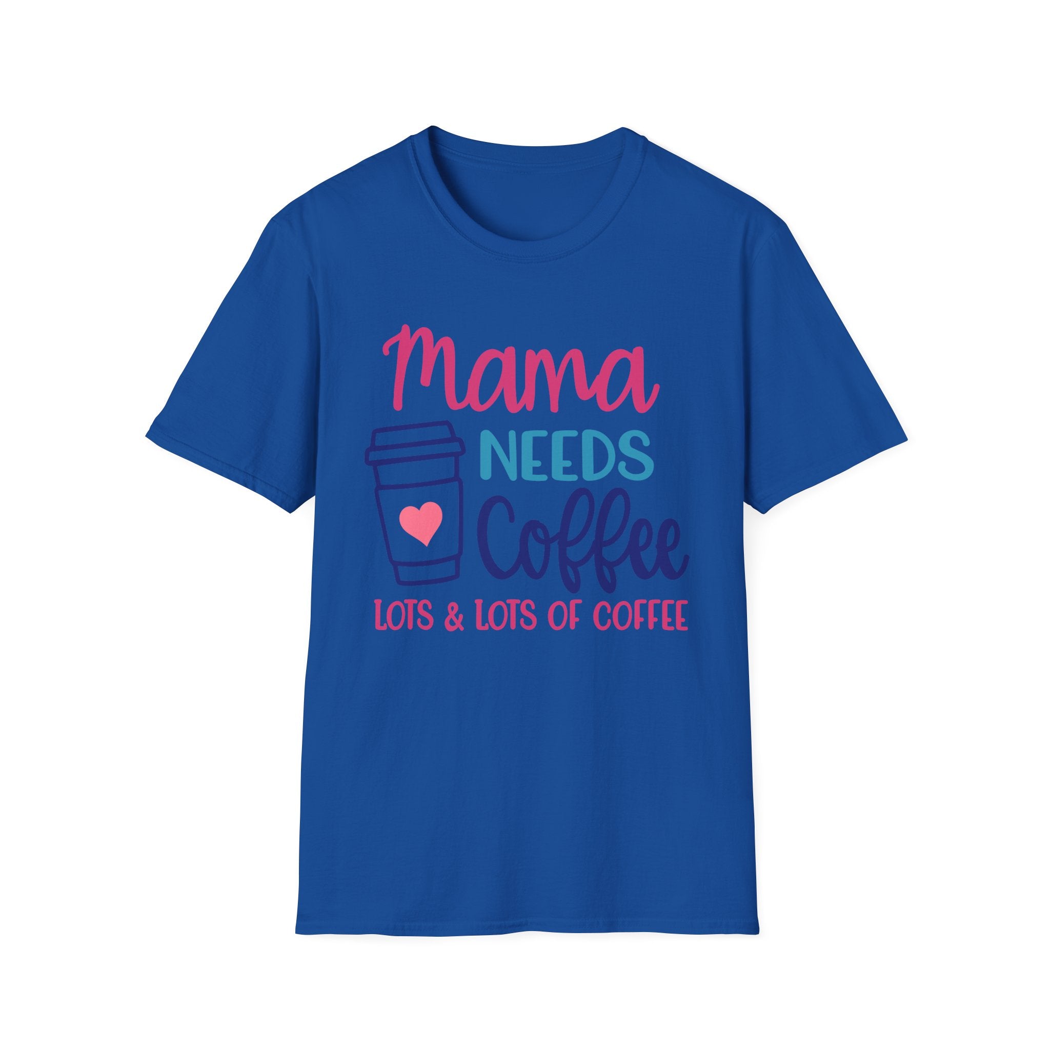 Moma Needs lots Of Coffee - Unisex Softstyle T-Shirt