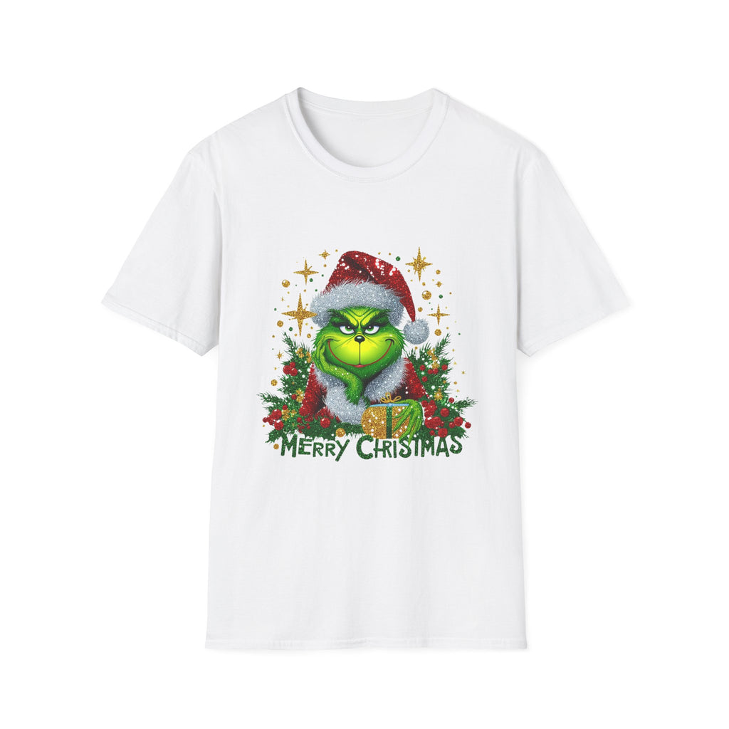 Grinch Christmas T-Shirt | Unisex Softstyle Tee | Merry Christmas Tee | Holiday Gift | Festive Apparel | Cute Grinch Shirt | Xmas Fashion