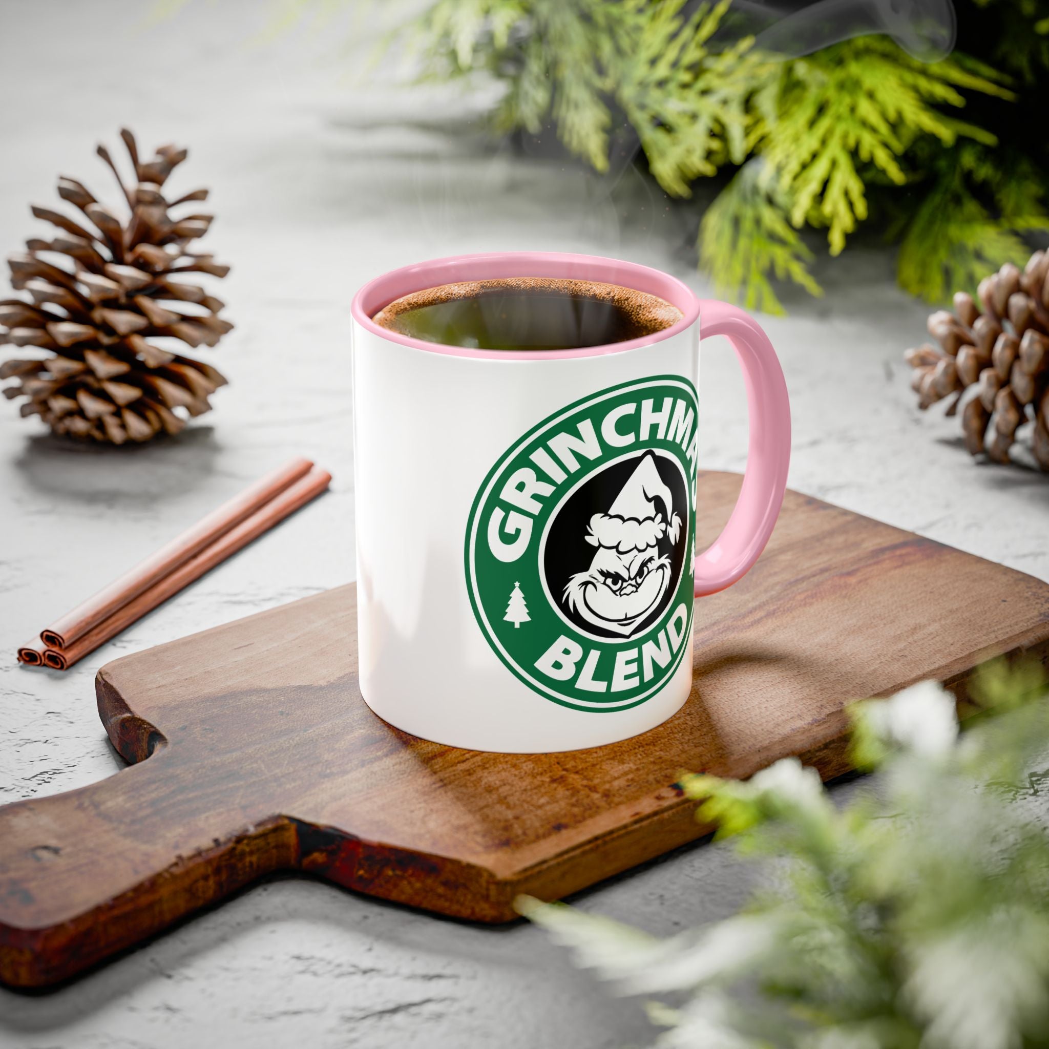 Christmas Grinch Coffee Mug, Colorful 11oz & 15oz Mugs, Holiday Gift, Funny Grinchmas Mug, Winter Decor, Unique Coffee Cup