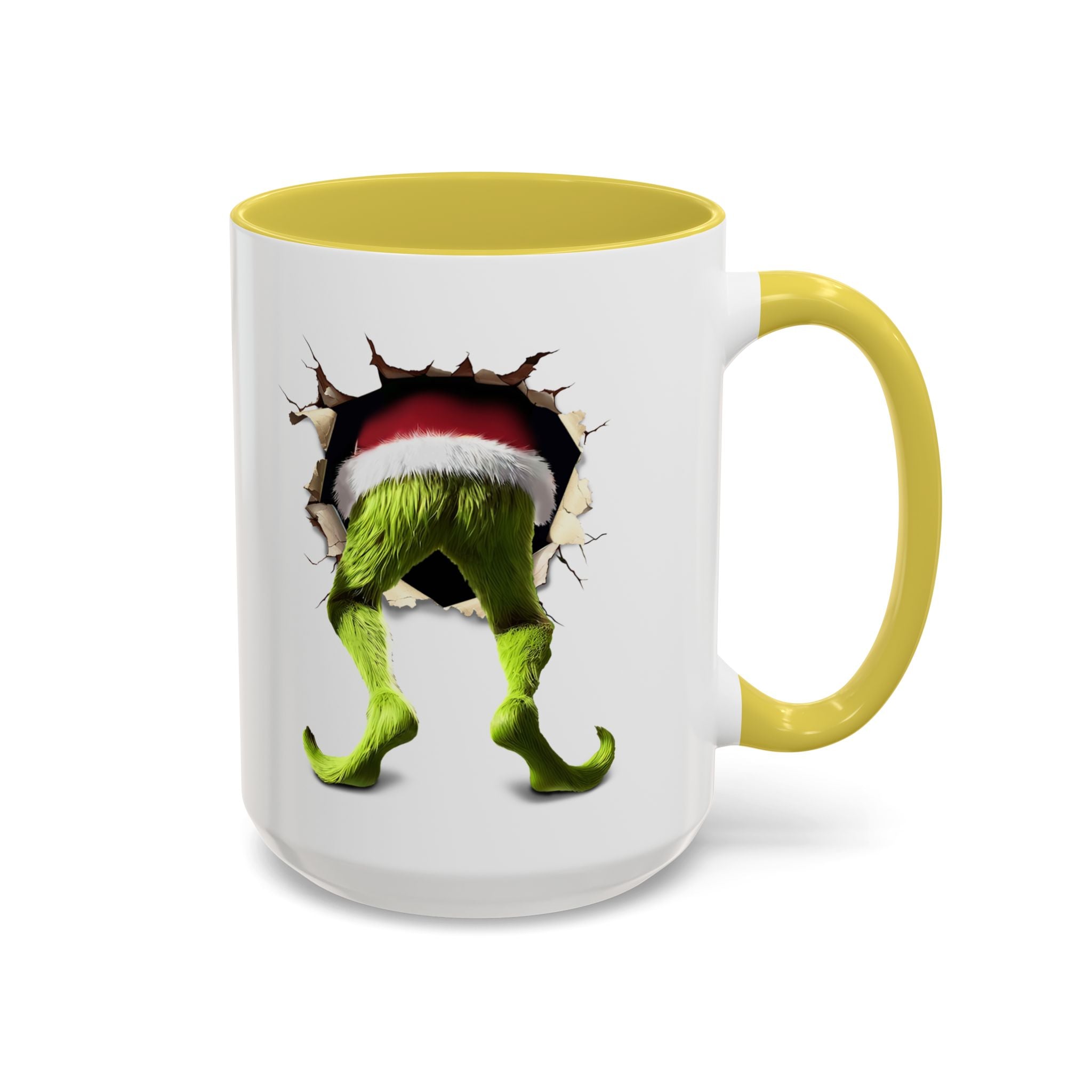 Grinch Holiday Coffee Mugs, Colorful 11oz & 15oz Drinking Cups, Funny Gift for Christmas, Holiday Decor, Unique Kitchenware