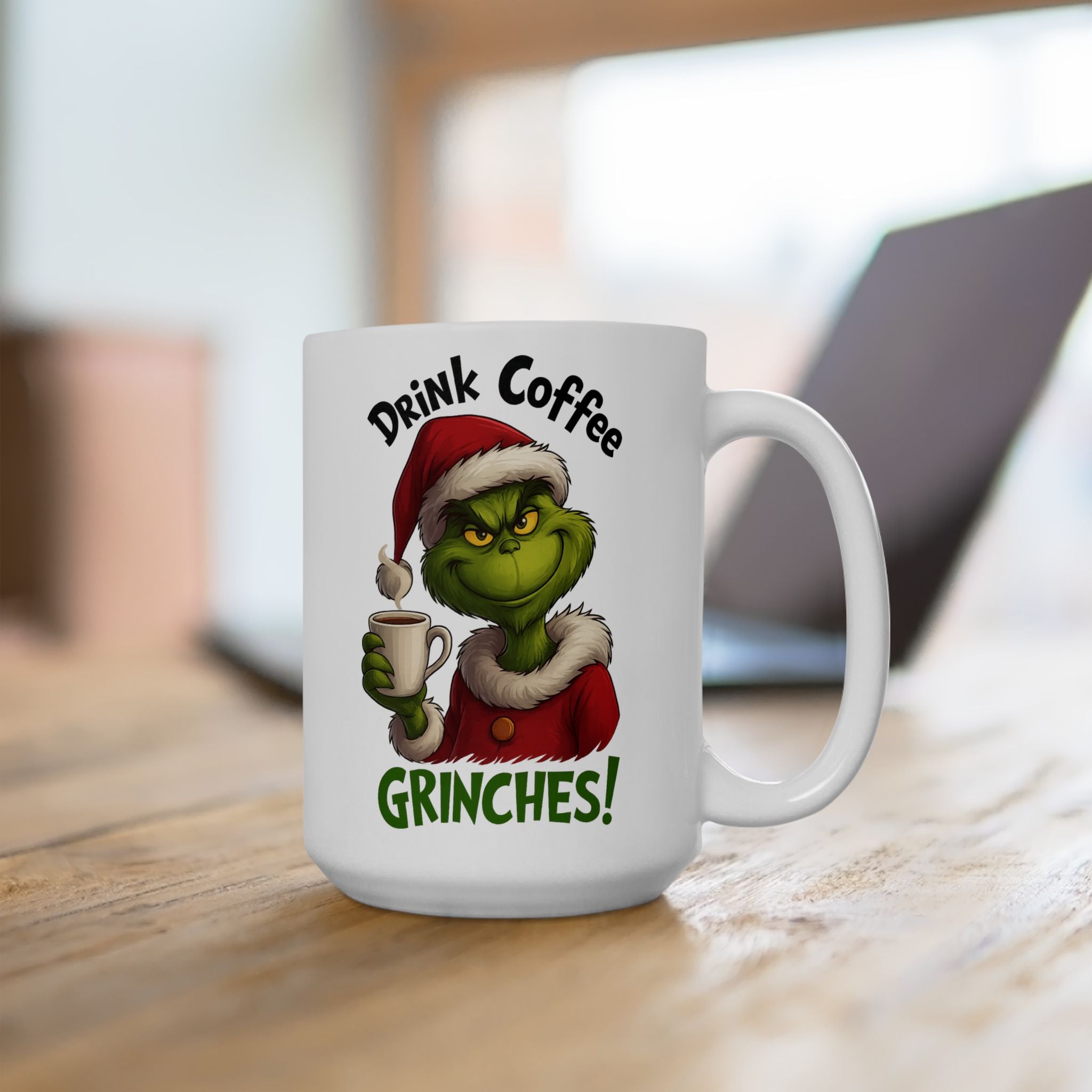 Grinch Coffee Ceramic Mug - Perfect Holiday Gift, Xmas Mug, Funny Coffee Cup, Grinch Lovers, Christmas Decor