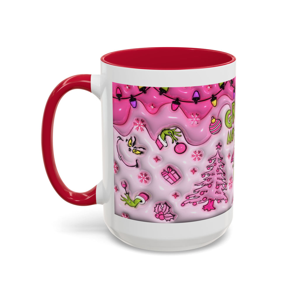Colorful Grinch Mug, Holiday Gift, Whimsical Drinkware, Festive Coffee Cup, Christmas Decor, Grinch Mode Mug