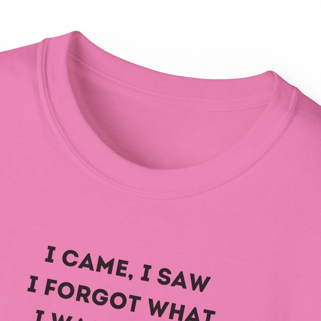 I Have to Pee - Funny Unisex Tee - I Came, I Saw, I Forgot, Perfect Gift for Friends, Casual Wear, Birthday, Humor Apparel, Everyday Wear