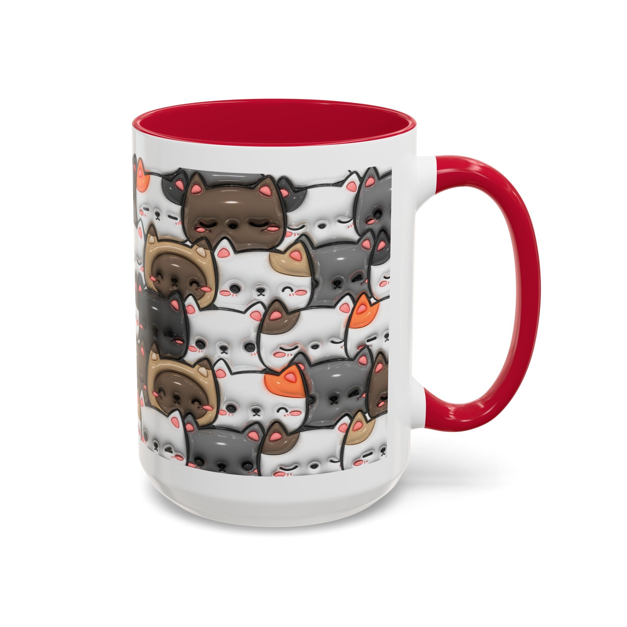 Colorful Cat Mugs - Cute Pet Lover Gift, Cat-Themed Coffee Cup, Cat Lover's Mug, Fun Kitchen Decor, Feline Art Drinkware