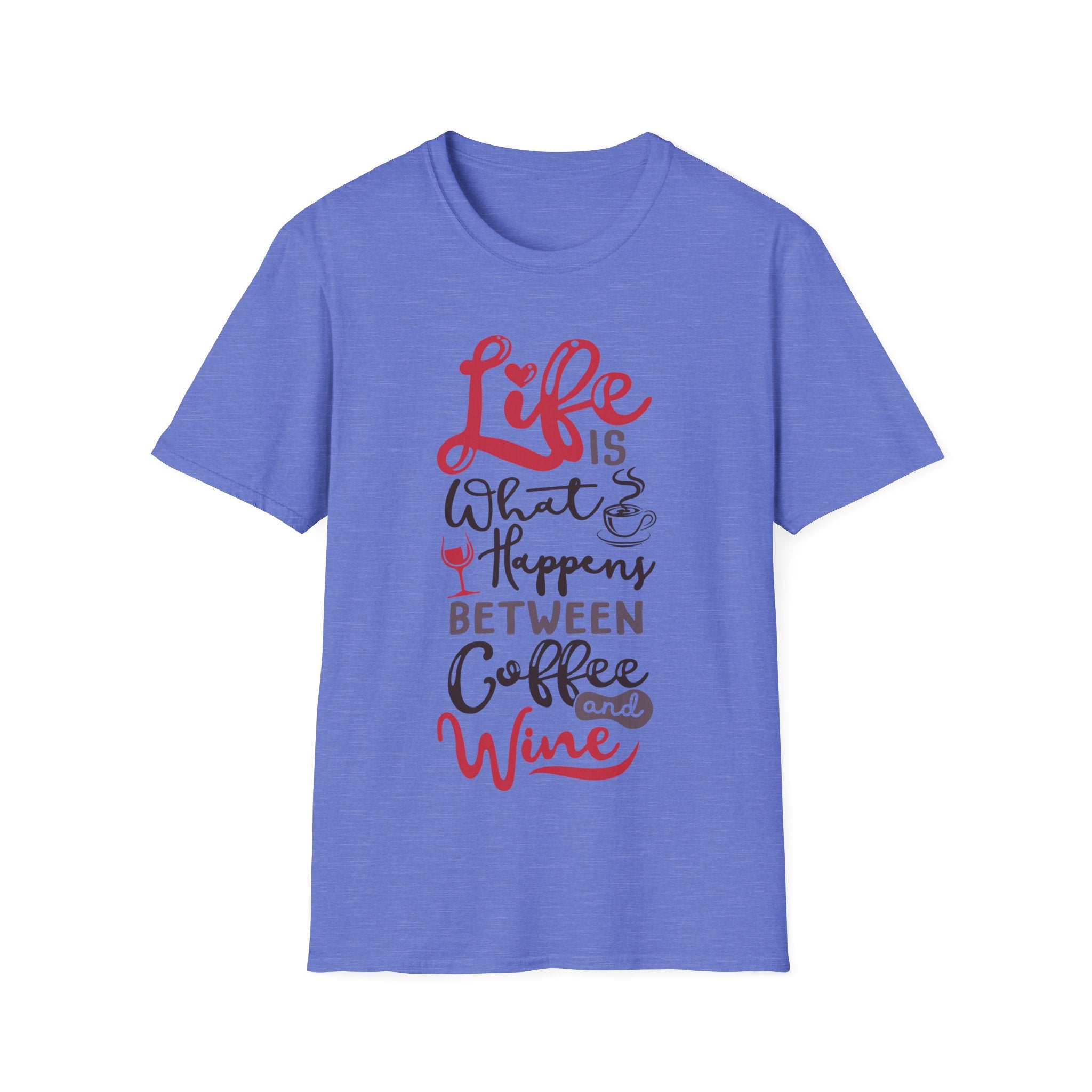 Coffee and Wine - Men's and Woman's Soft style T-Shirt