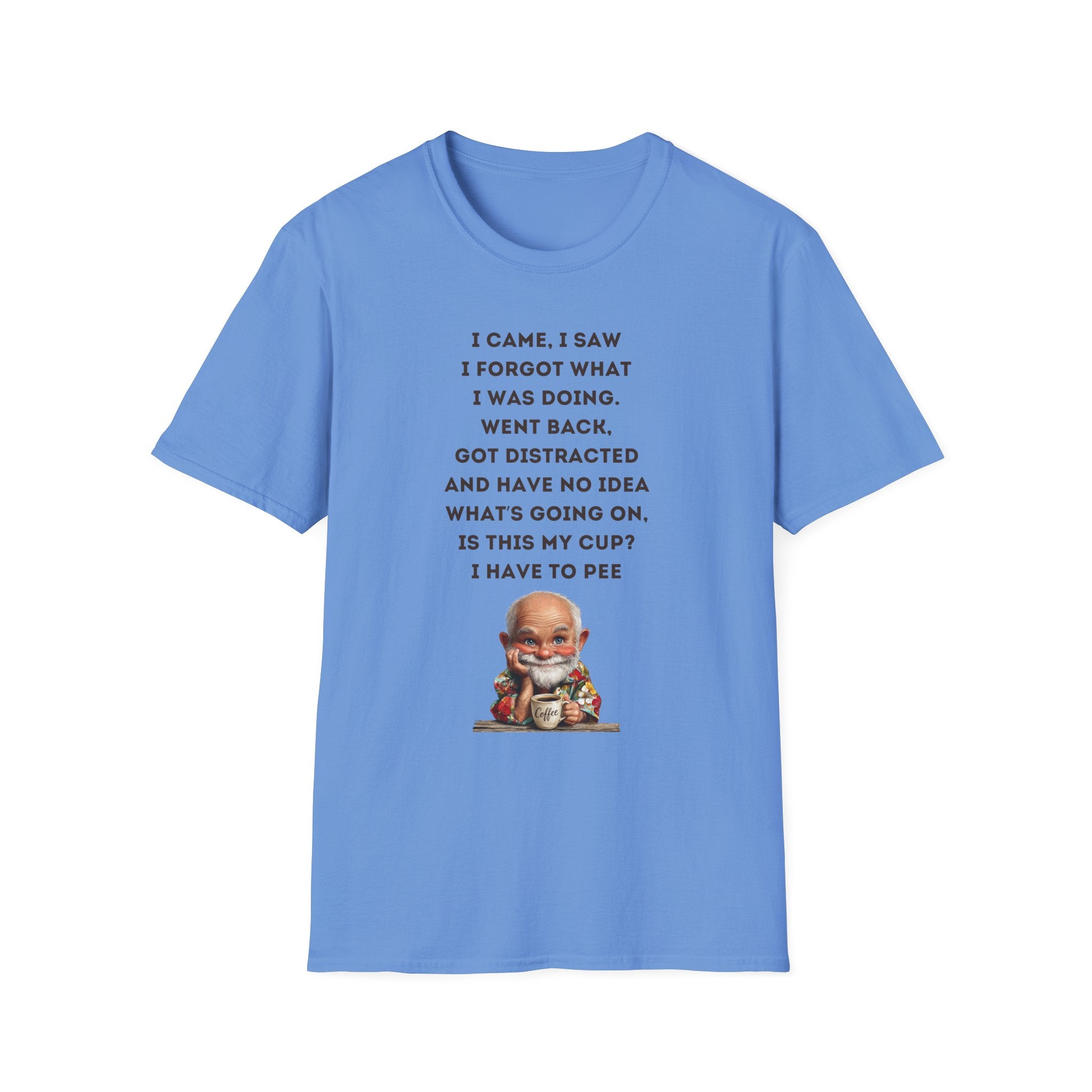 Funny Forgetful Grandpa Quote T-Shirt | Cute Elderly Character Tee