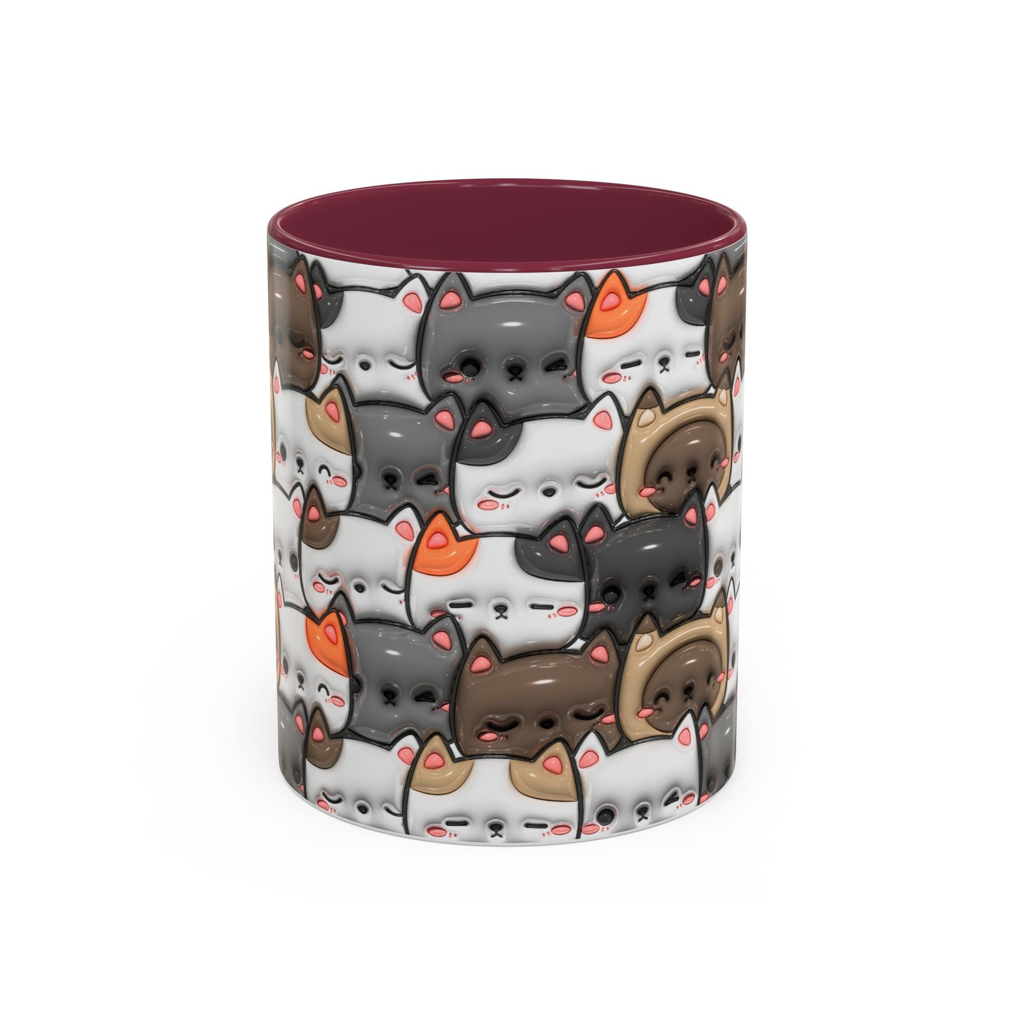 Colorful Cat Mugs - Cute Pet Lover Gift, Cat-Themed Coffee Cup, Cat Lover's Mug, Fun Kitchen Decor, Feline Art Drinkware
