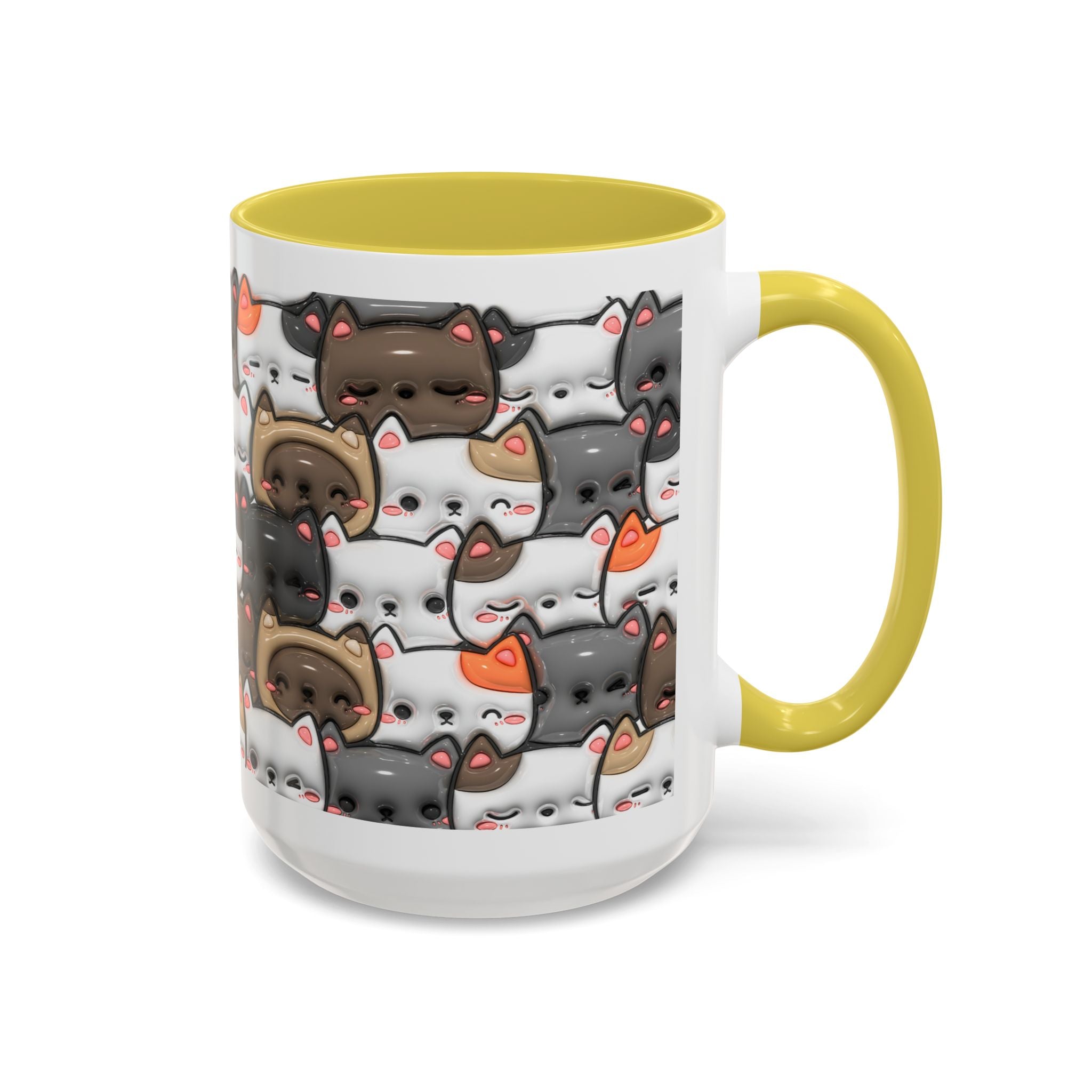 Colorful Cat Mugs - Cute Pet Lover Gift, Cat-Themed Coffee Cup, Cat Lover's Mug, Fun Kitchen Decor, Feline Art Drinkware