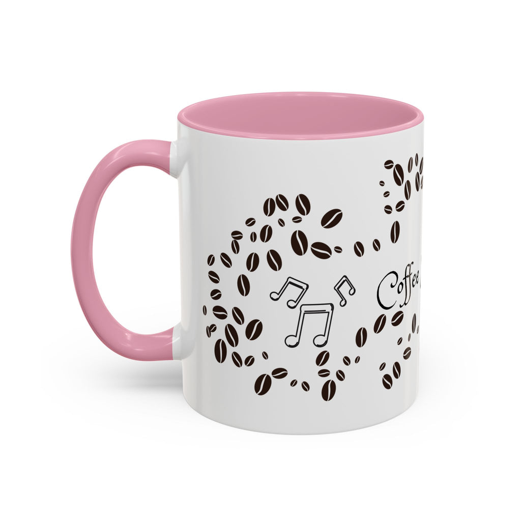 Coffee Sings to Me Mug — 11oz/15oz Ceramic Coffee Bean Music Mug
