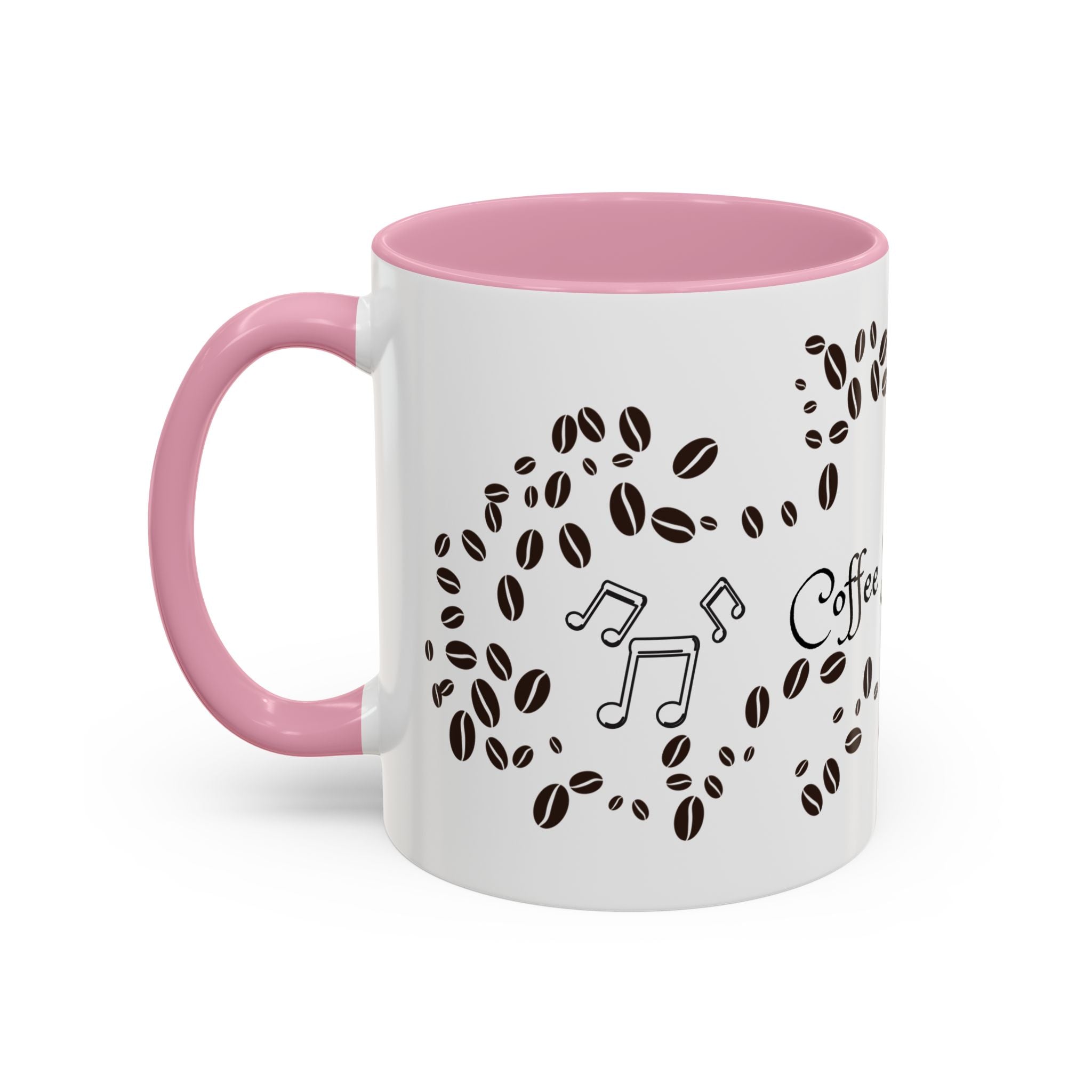 Coffee Sings to Me Mug — 11oz/15oz Ceramic Coffee Bean Music Mug