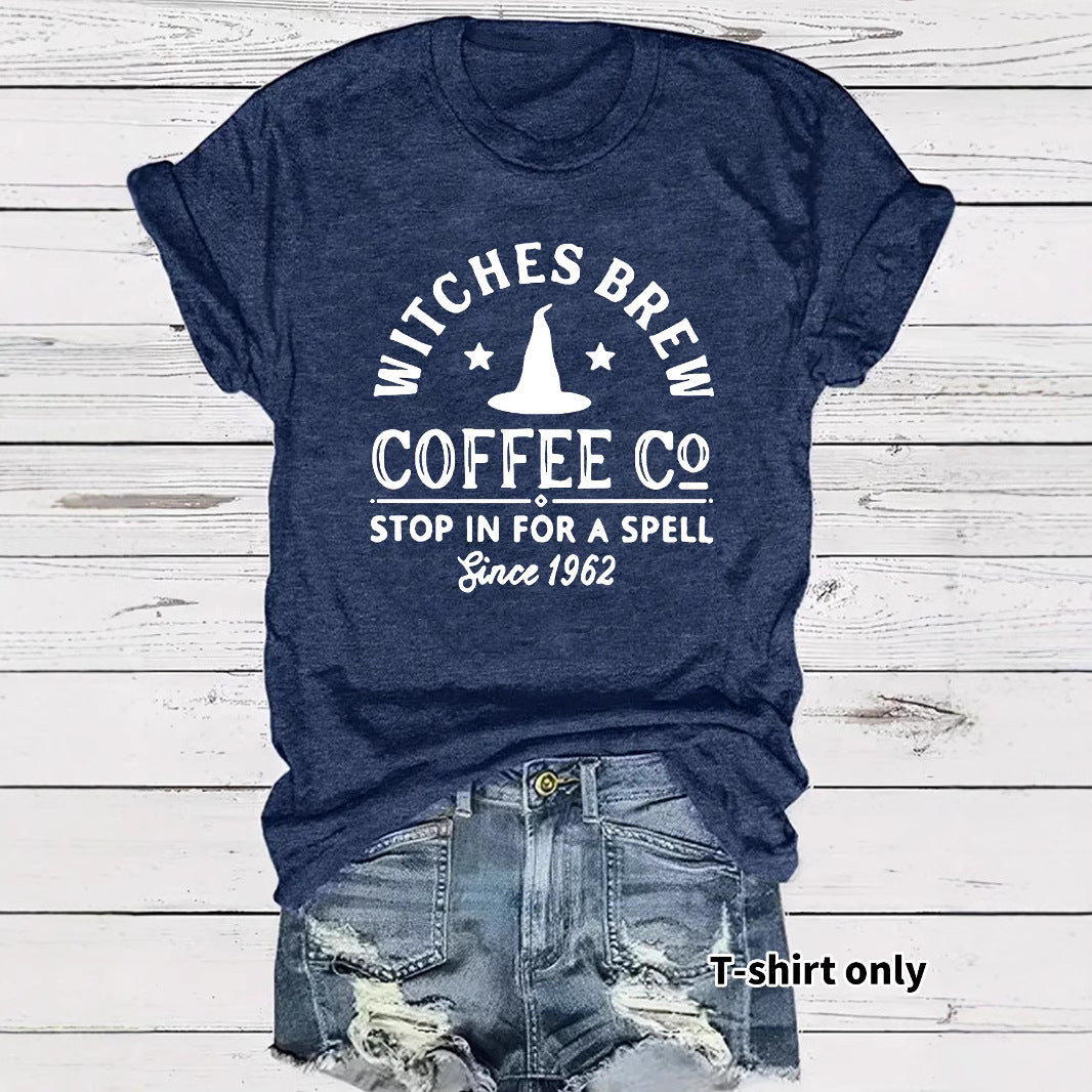 T-shirt women COFFEE CO letters