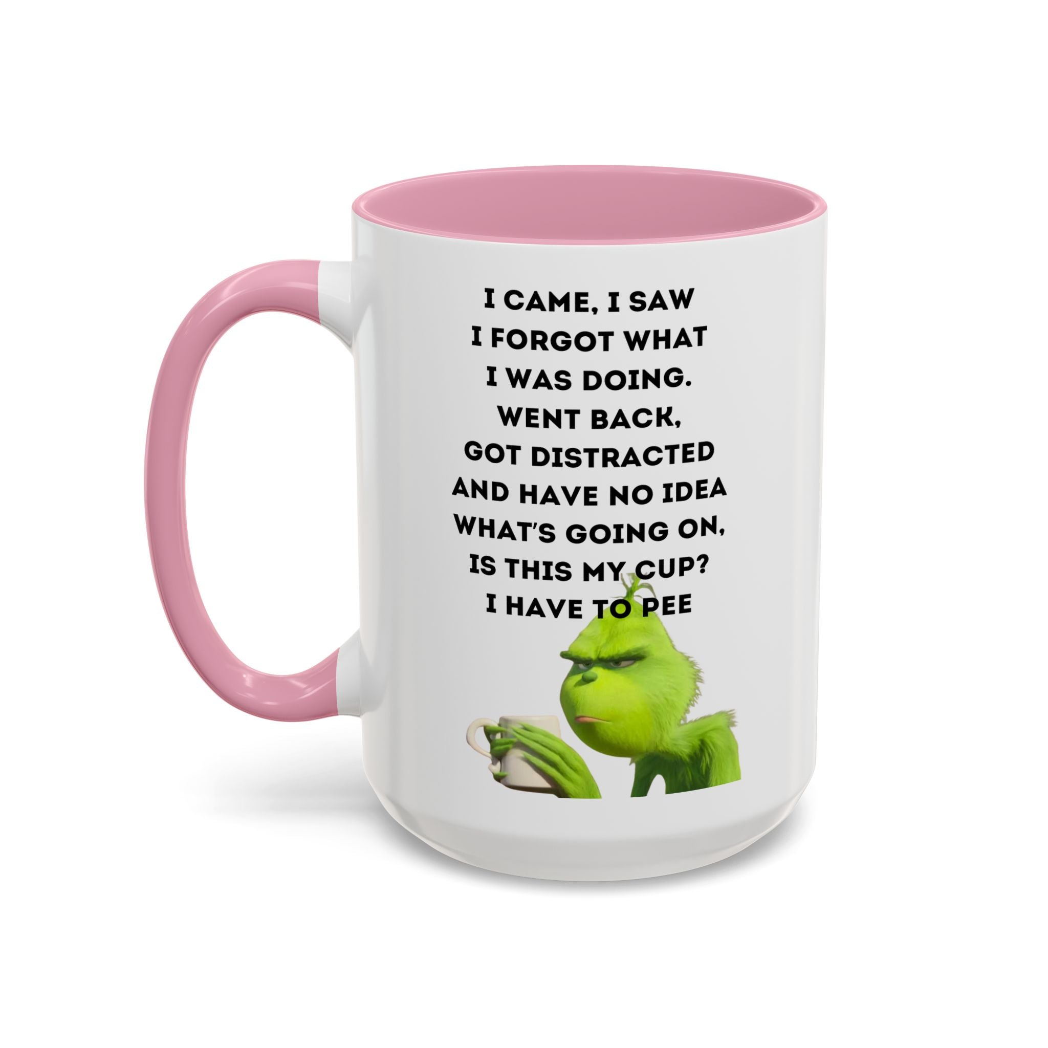 Colorful Grinch Coffee Mug, Fun Holiday Gift, Funny Tea Cup, Quirky Kitchen Decor, Grinch Fan Mug, Christmas Gift Idea