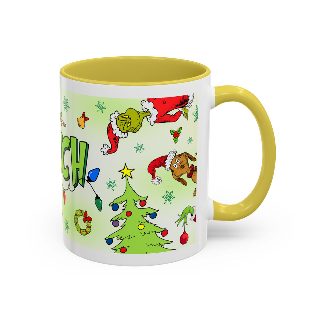 Whimsical The Grinch Mugs, Funny Holiday Gift, Christmas Coffee Cup, Festive Drinkware, Grinch Themed Mug