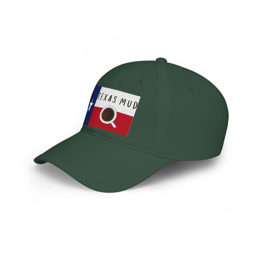 Texas Mud Coffee Flag Cap — Low Profile Baseball Hat