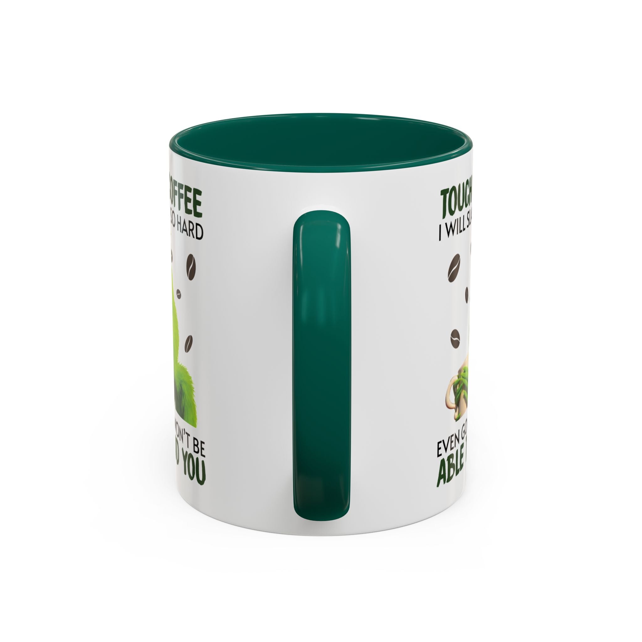 Funny Quote Mugs, Unique Coffee Cups, Gift for Coffee Lovers, Humorous Mug, Grinch Inspired Ceramics