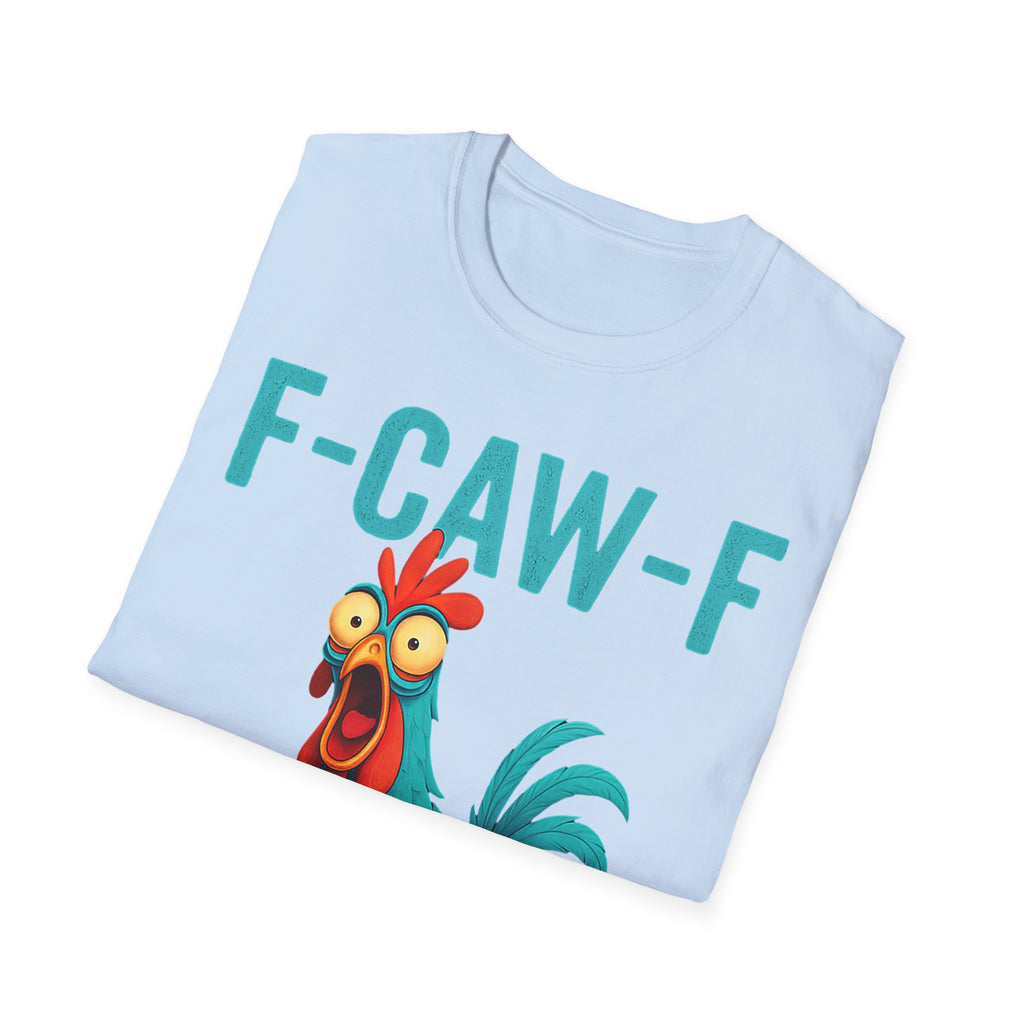 Effects of Coffee - Funny F-Caw-F Chicken T-Shirt, Humorous Tee, Gift for Poultry Lovers, Unisex Relaxed Shirt, Cartoon Animal Shirt