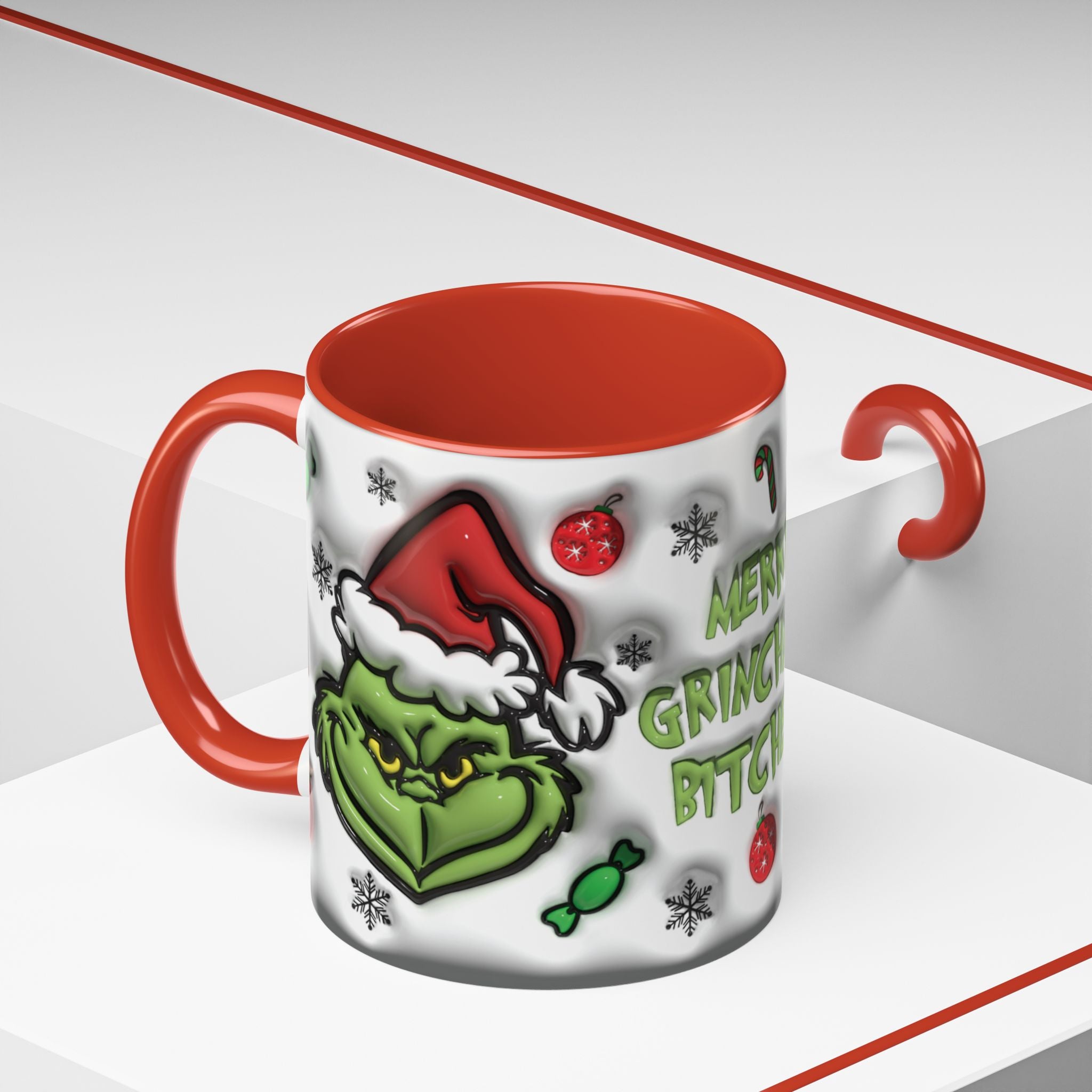 Merry Grinchmas Coffee Mug - Holiday Gift for Christmas Lovers, Fun Ceramic Mug, Grinch-Themed Drinkware, Funny Coffee Cup