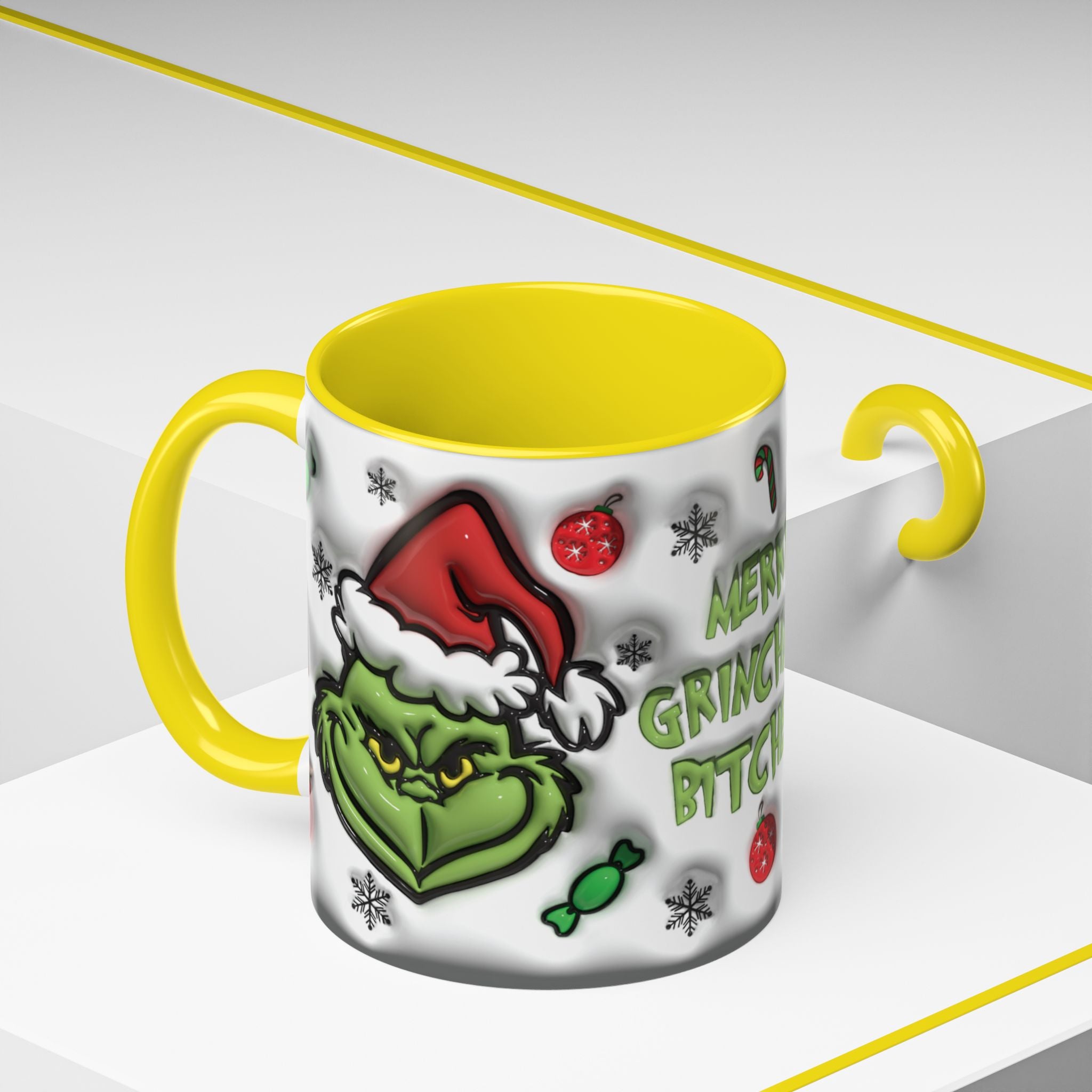 Merry Grinchmas Coffee Mug - Holiday Gift for Christmas Lovers, Fun Ceramic Mug, Grinch-Themed Drinkware, Funny Coffee Cup
