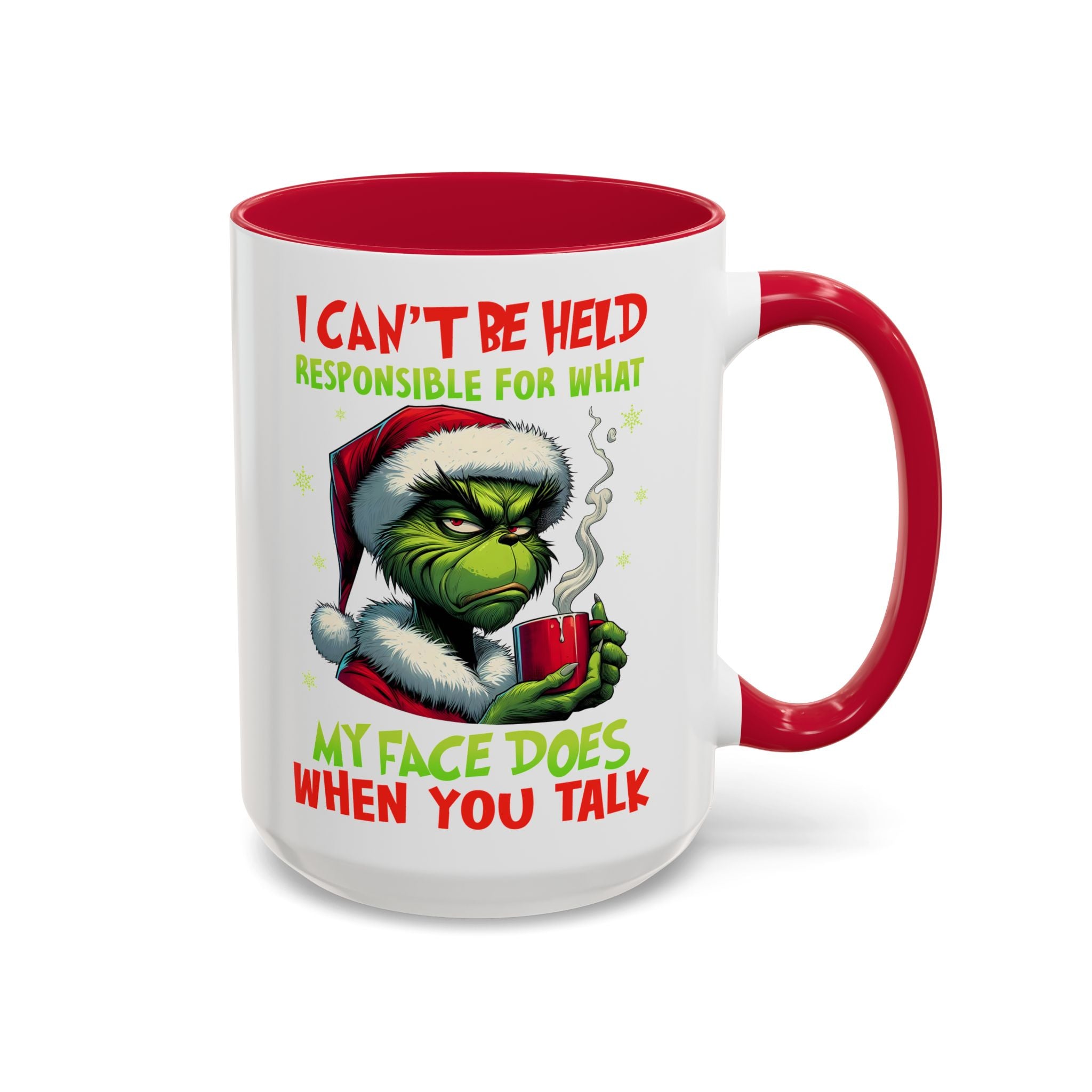 Colorful Grinch Mugs - Perfect for the Holidays, Funny Gift, Coffee Mug, Christmas Present, Office Humor, Grinch Lover