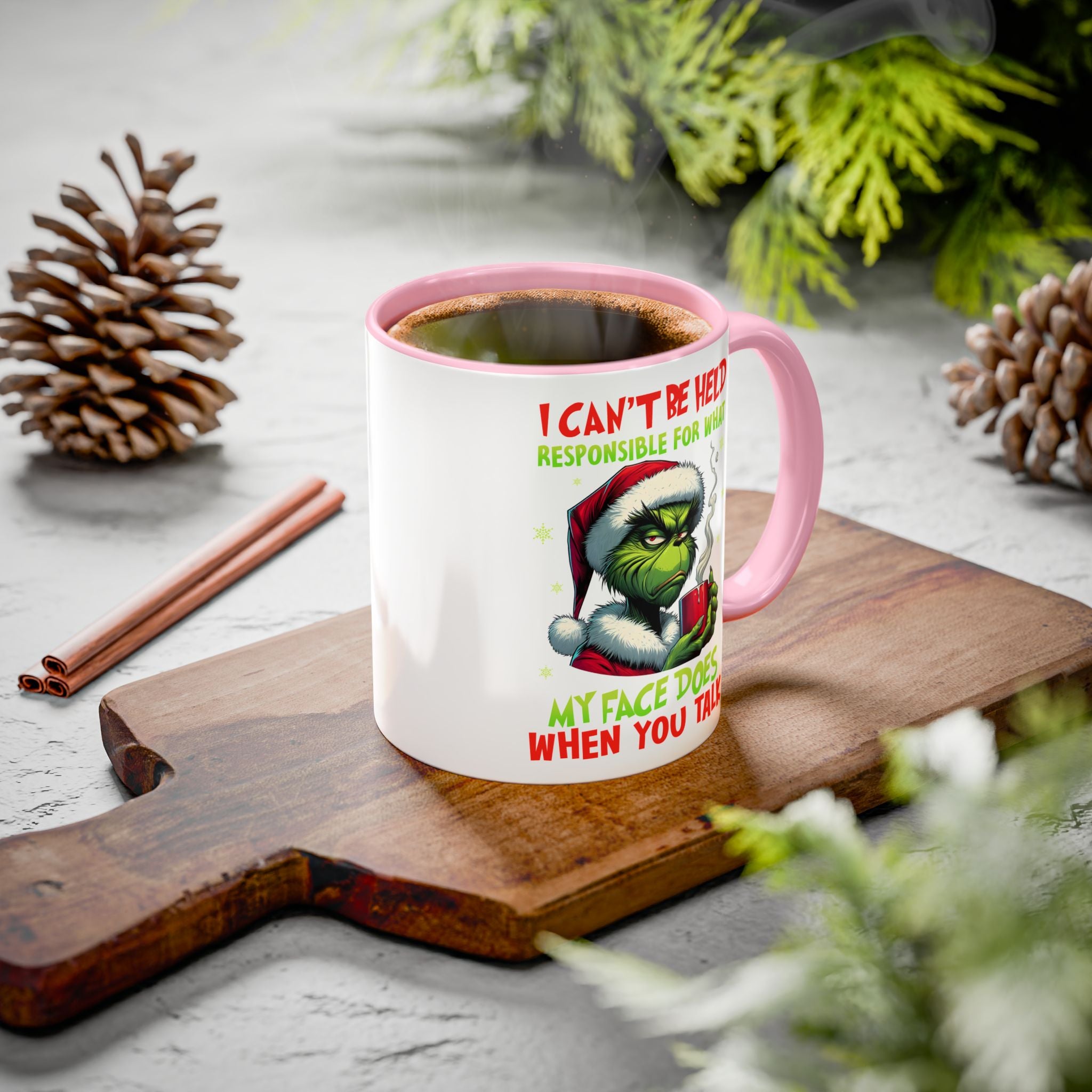 Colorful Grinch Mugs - Perfect for the Holidays, Funny Gift, Coffee Mug, Christmas Present, Office Humor, Grinch Lover