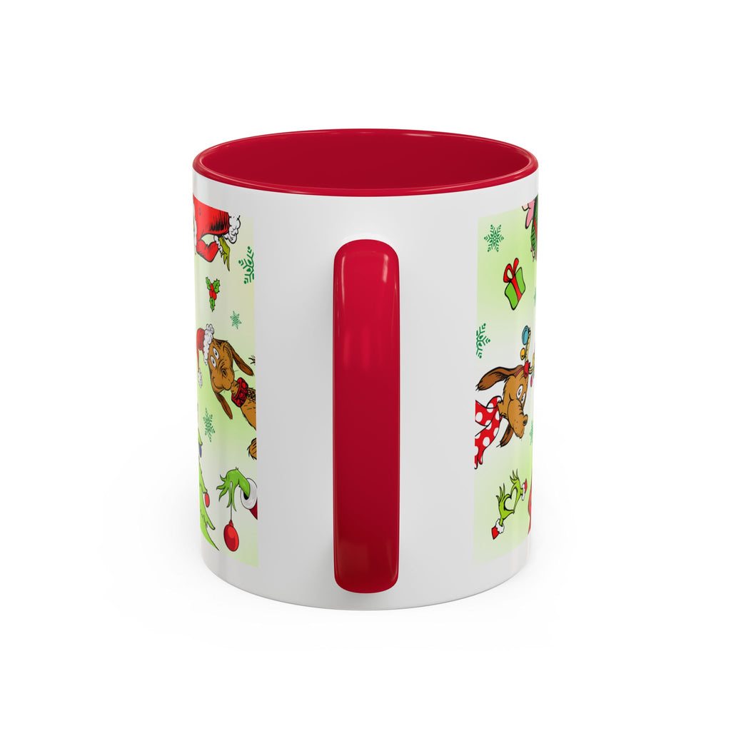 Whimsical The Grinch Mugs, Funny Holiday Gift, Christmas Coffee Cup, Festive Drinkware, Grinch Themed Mug