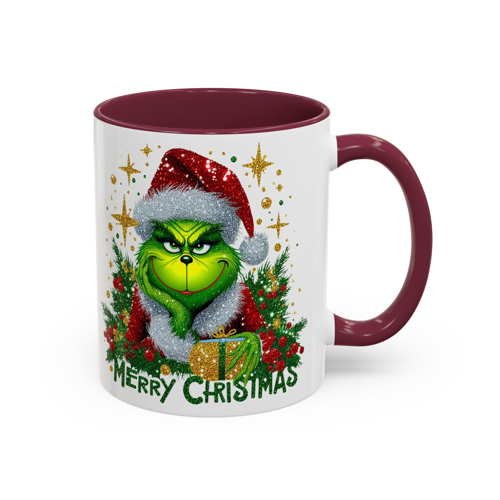 Grinchy Christmas Mug - 11oz & 15oz, Holiday Gift, Festive Beverage Cup, Winter Decorations, Fun Coffee Mug, Grinch Lover Gift