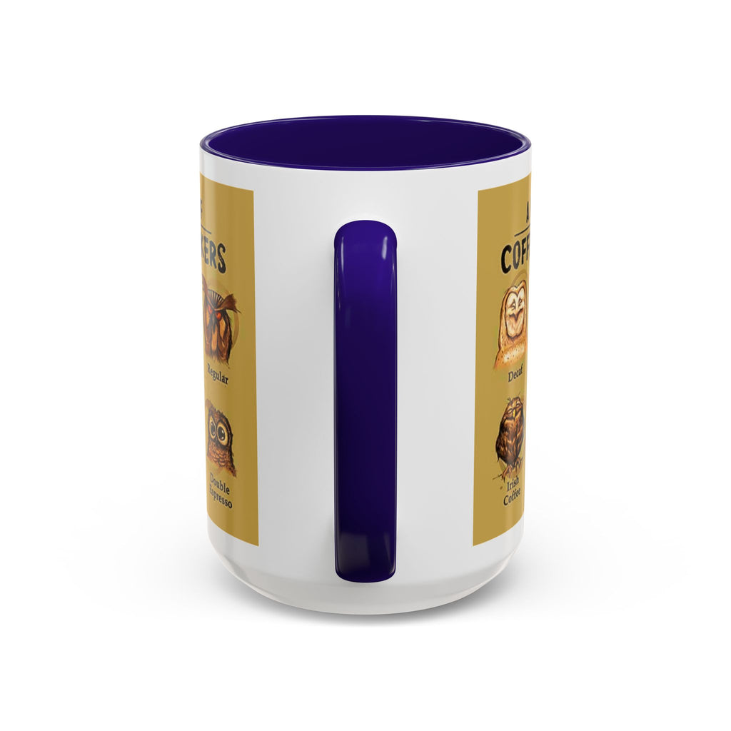 Coffee Owl Mug — "A Hoo's Hoo of Coffee Drinkers" 11oz/15oz