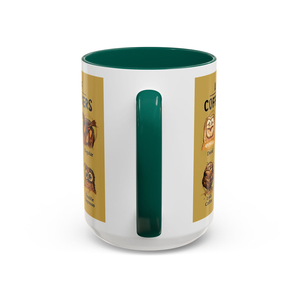 Coffee Owl Mug — "A Hoo's Hoo of Coffee Drinkers" 11oz/15oz