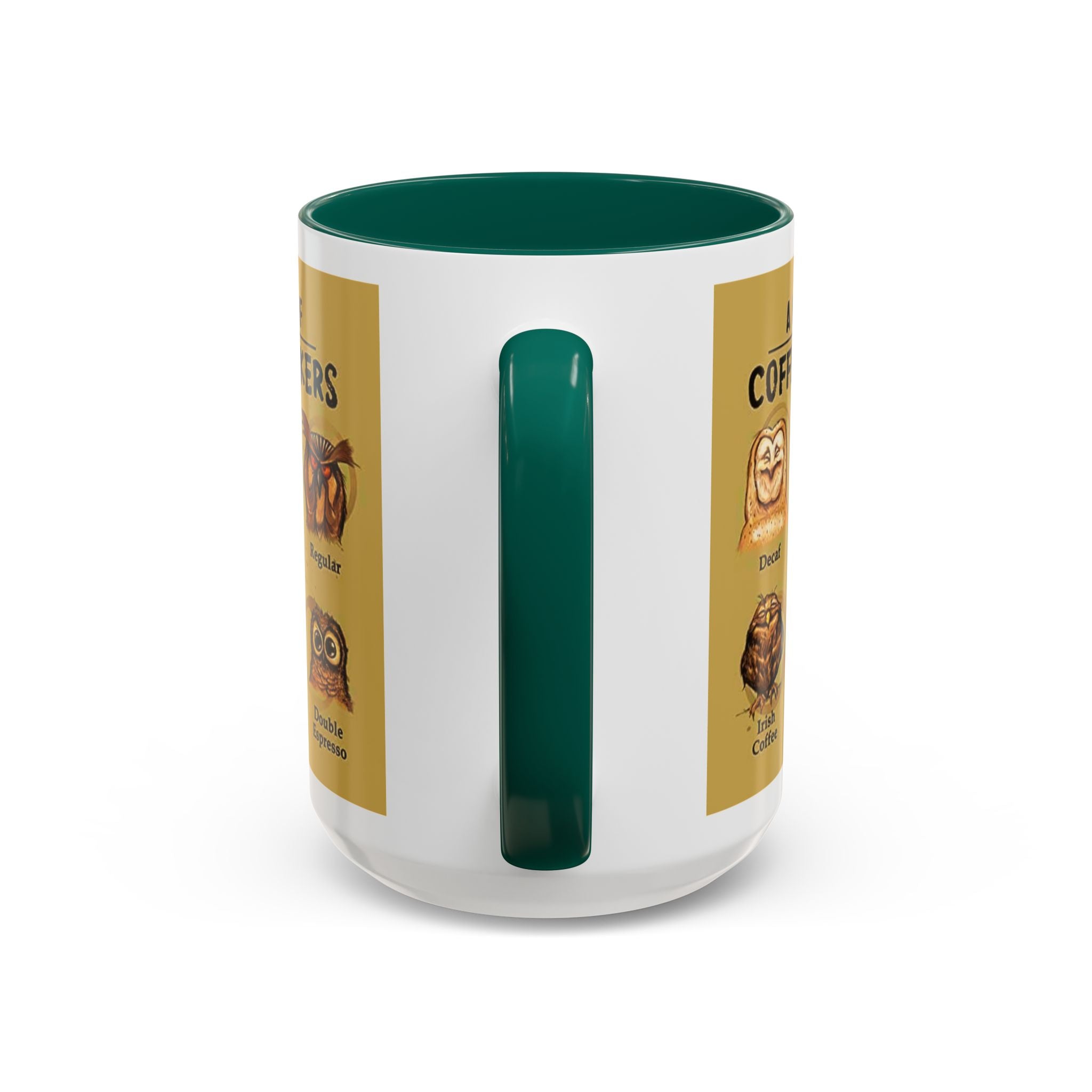 Coffee Owl Mug — "A Hoo's Hoo of Coffee Drinkers" 11oz/15oz
