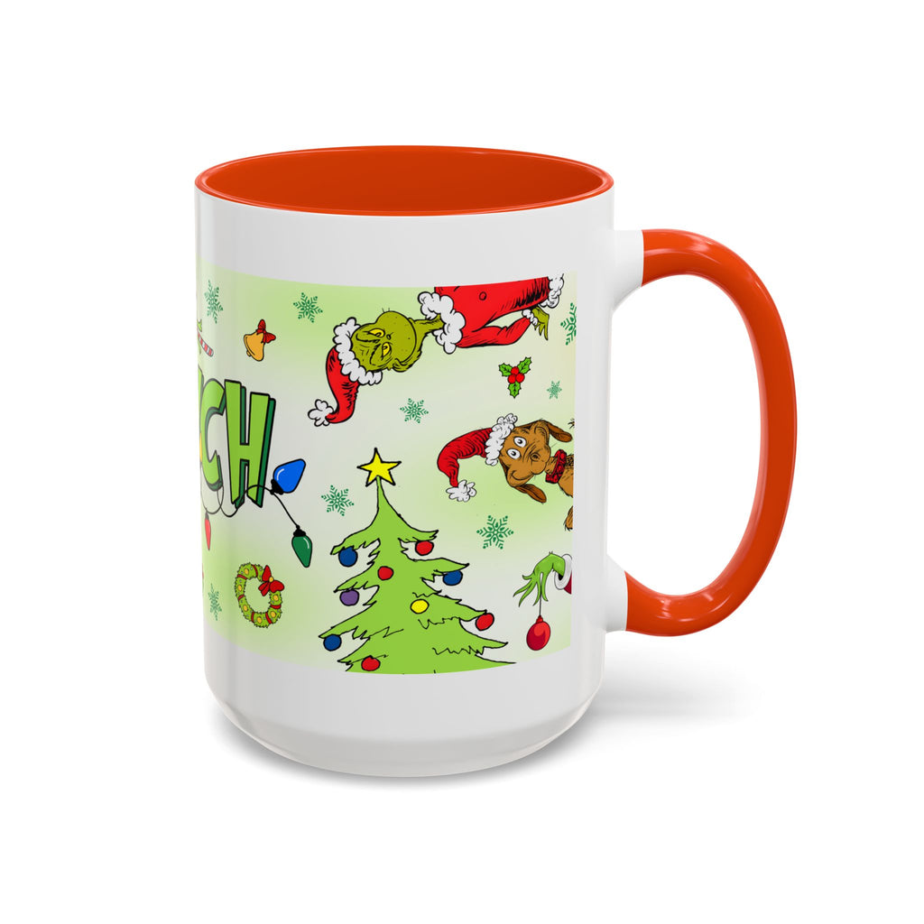Whimsical The Grinch Mugs, Funny Holiday Gift, Christmas Coffee Cup, Festive Drinkware, Grinch Themed Mug