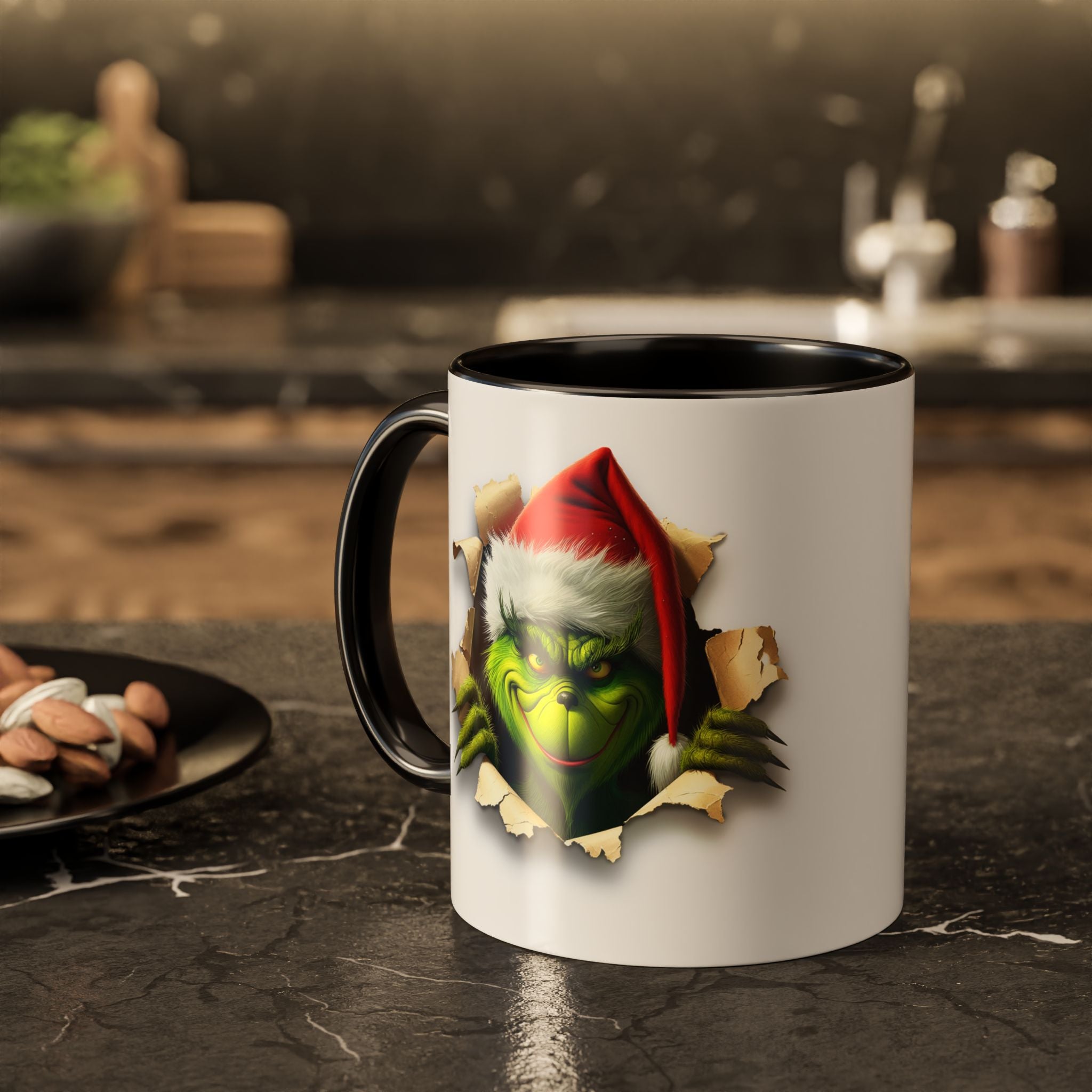 Grinch Holiday Coffee Mugs, Colorful 11oz & 15oz Drinking Cups, Funny Gift for Christmas, Holiday Decor, Unique Kitchenware