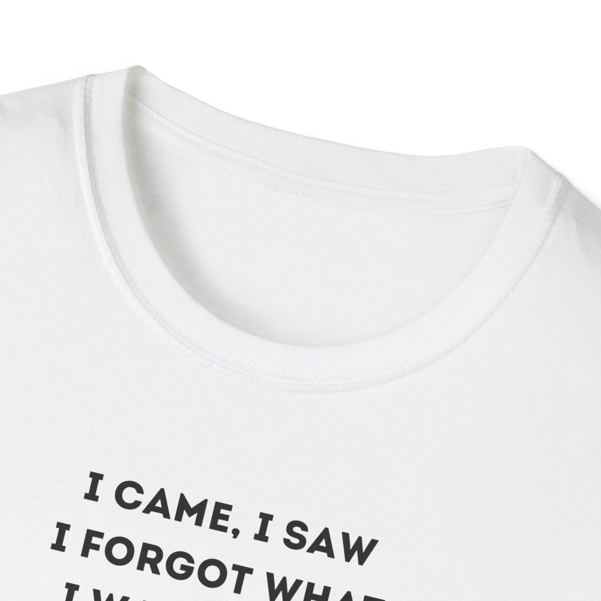 Forgetful Mini Character I Have To Pee T-Shirt | Funny Quote Tee