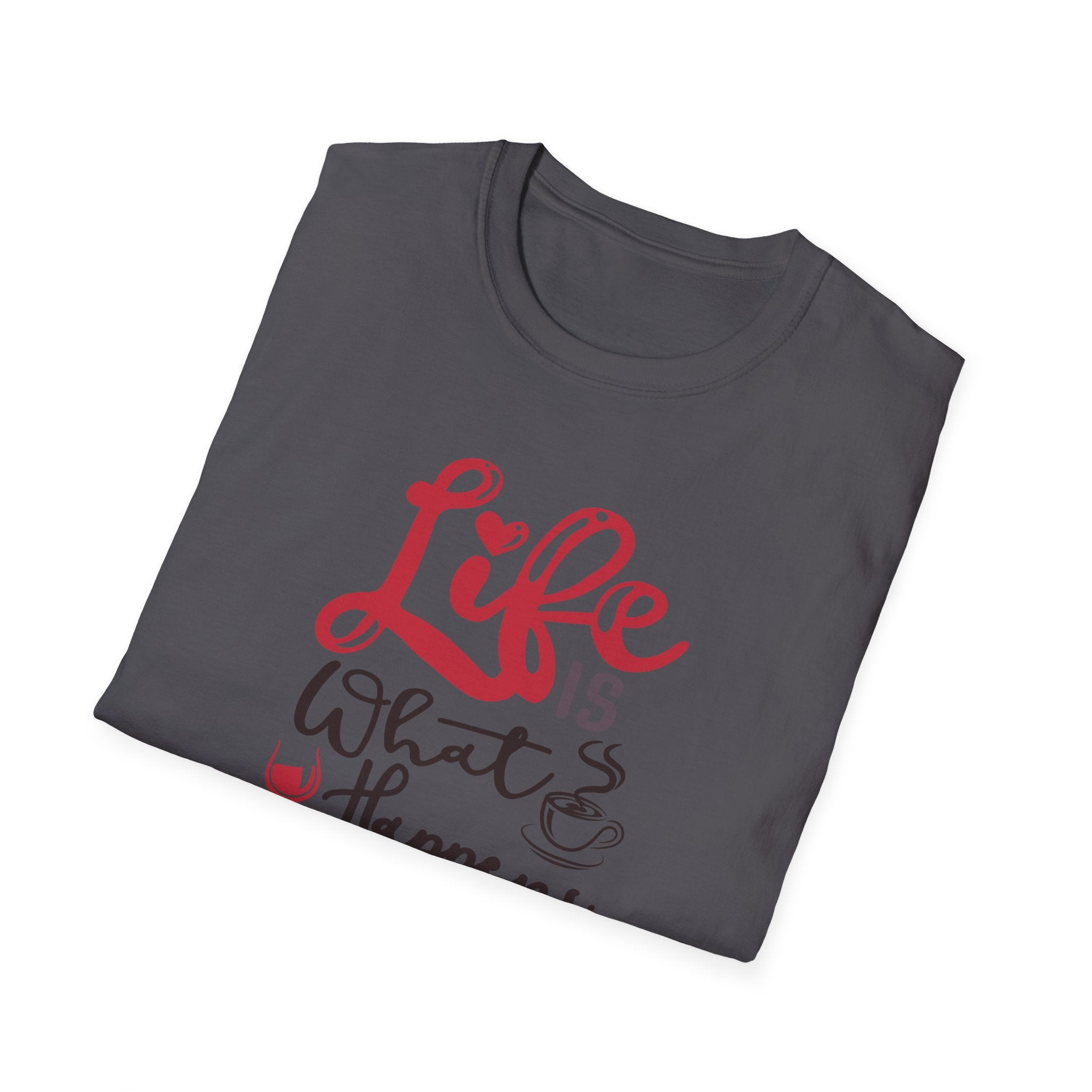 Coffee and Wine - Men's and Woman's Soft style T-Shirt