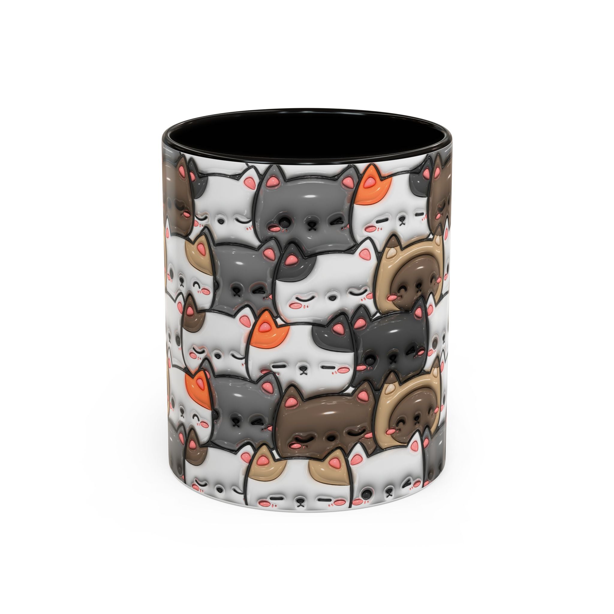 Colorful Cat Mugs - Cute Pet Lover Gift, Cat-Themed Coffee Cup, Cat Lover's Mug, Fun Kitchen Decor, Feline Art Drinkware