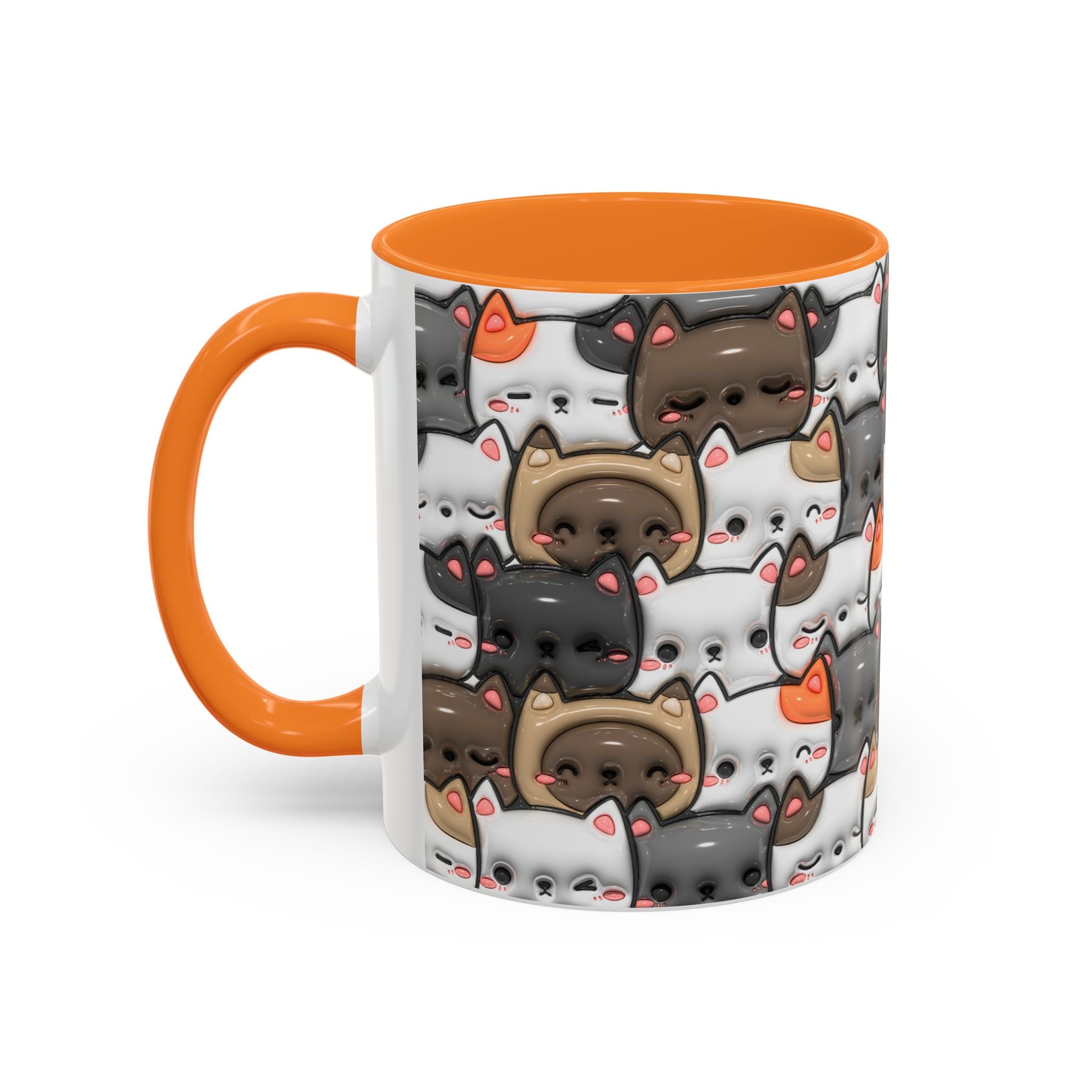 Colorful Cat Mugs - Cute Pet Lover Gift, Cat-Themed Coffee Cup, Cat Lover's Mug, Fun Kitchen Decor, Feline Art Drinkware