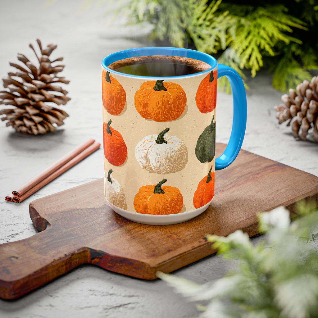 Autumn Pumpkin Mugs - Cozy Coffee Cups for Fall, Seasonal Drinkware, Thanksgiving Gifts, Home Decor, Pumpkin Spice Lovers