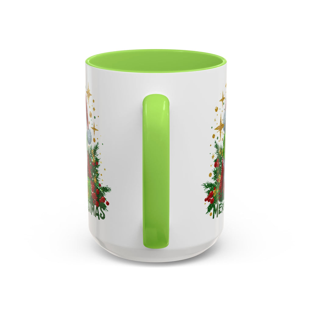 Grinchy Christmas Mug - 11oz & 15oz, Holiday Gift, Festive Beverage Cup, Winter Decorations, Fun Coffee Mug, Grinch Lover Gift