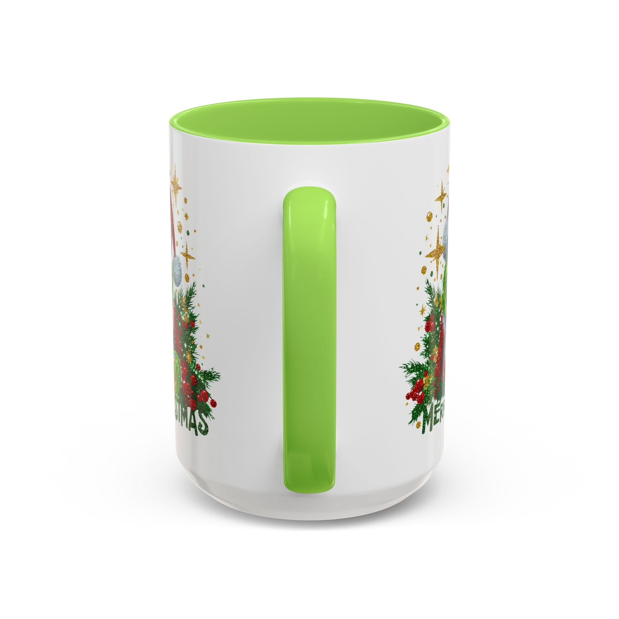 Grinchy Christmas Mug - 11oz & 15oz, Holiday Gift, Festive Beverage Cup, Winter Decorations, Fun Coffee Mug, Grinch Lover Gift