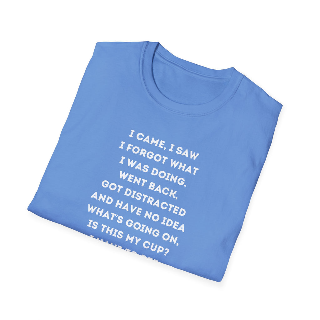 Funny Forgetful Grandpa Quote T-Shirt | Cute Elderly Character, Humorous Text