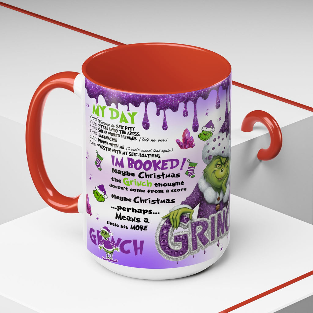 Grinchy Coffee Mug - Fun Holiday Mug, Christmas Gift, Office Decor, Grinch Lovers, DNA Test Humor