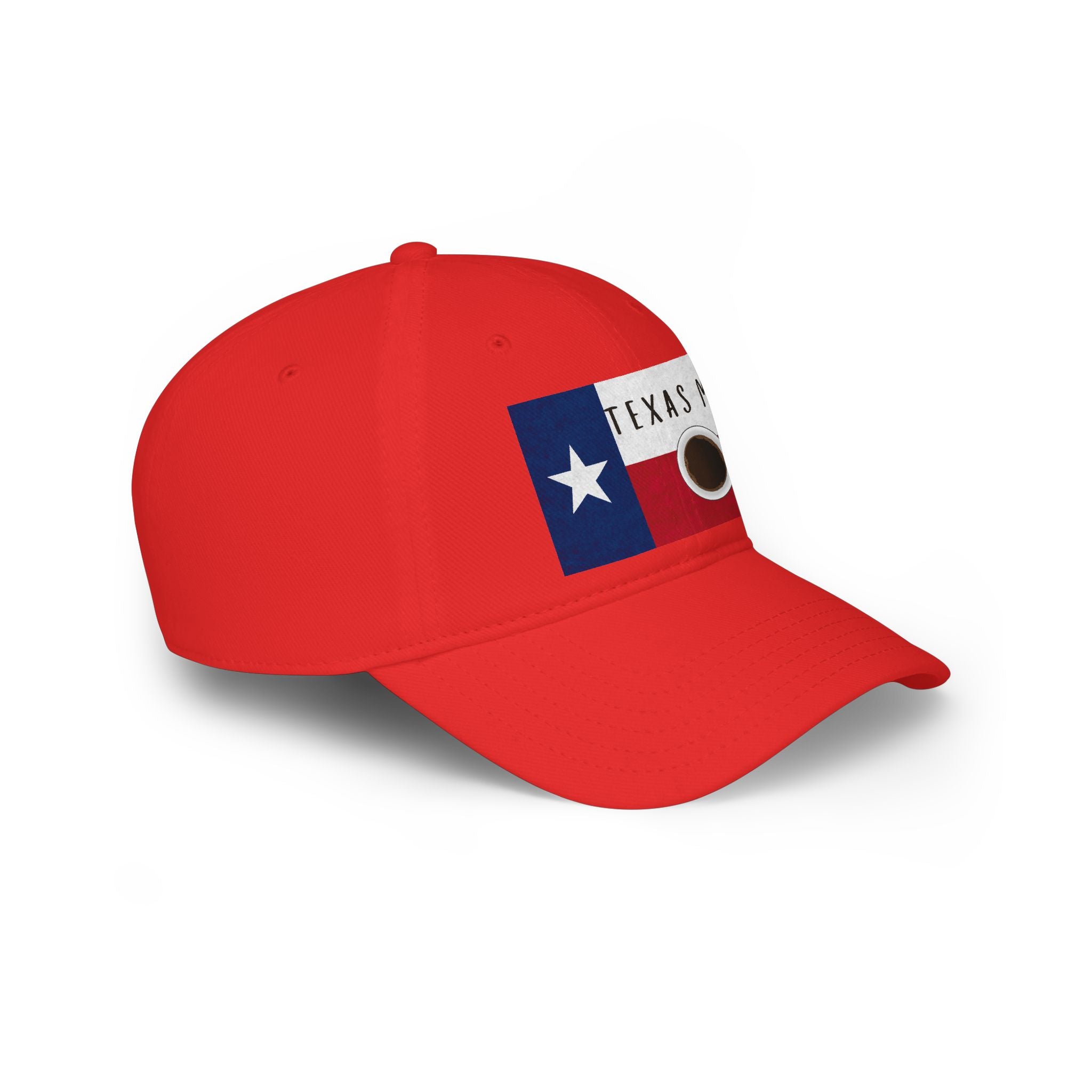 Texas Mud Coffee Flag Cap — Low Profile Baseball Hat