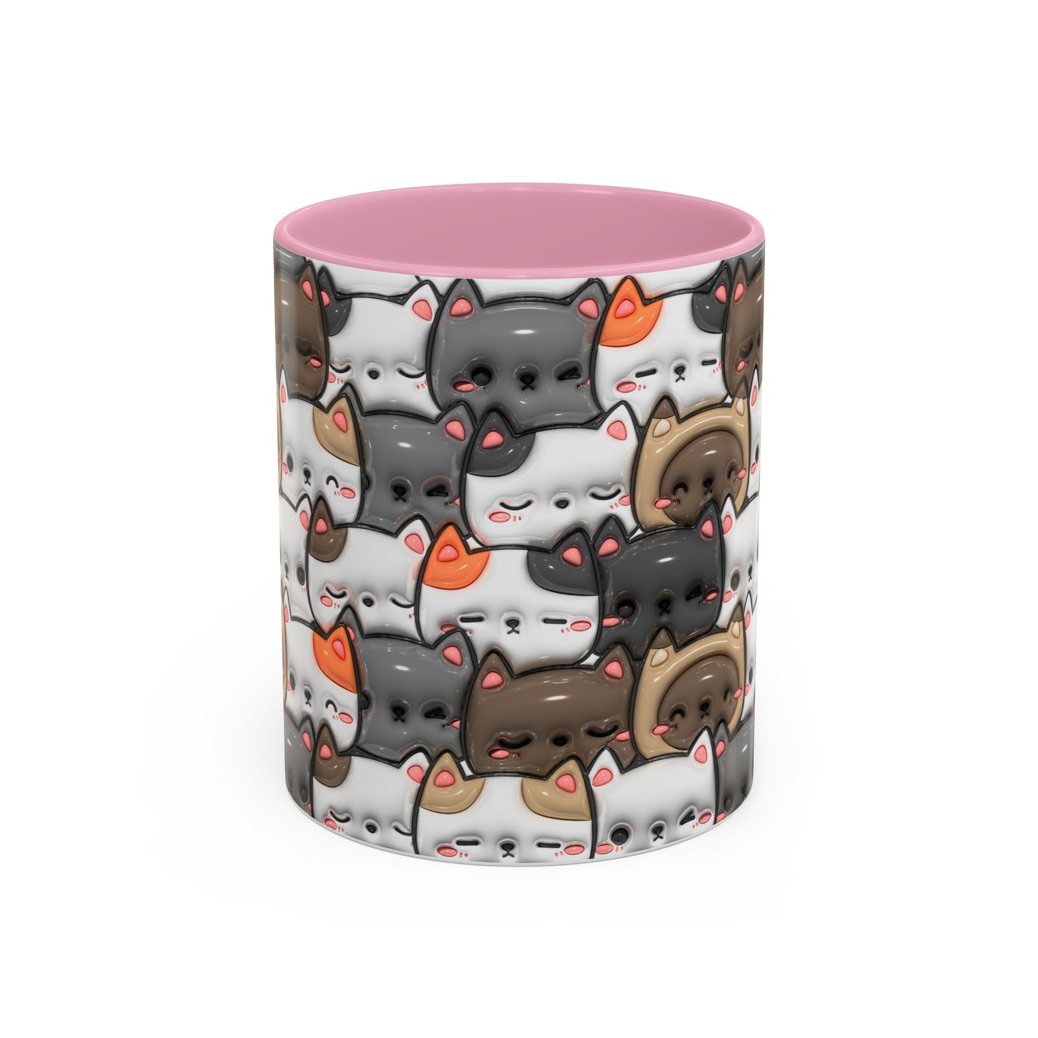 Colorful Cat Mugs - Cute Pet Lover Gift, Cat-Themed Coffee Cup, Cat Lover's Mug, Fun Kitchen Decor, Feline Art Drinkware