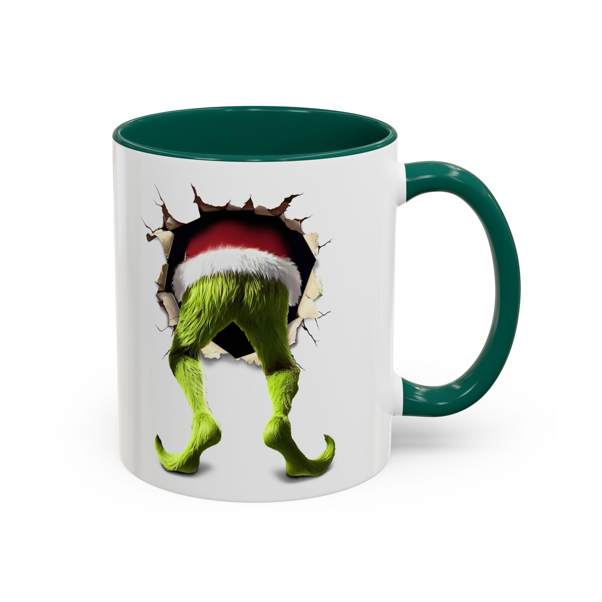 Grinch Holiday Coffee Mugs, Colorful 11oz & 15oz Drinking Cups, Funny Gift for Christmas, Holiday Decor, Unique Kitchenware