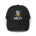 Salty Beach Rain Distressed Cap