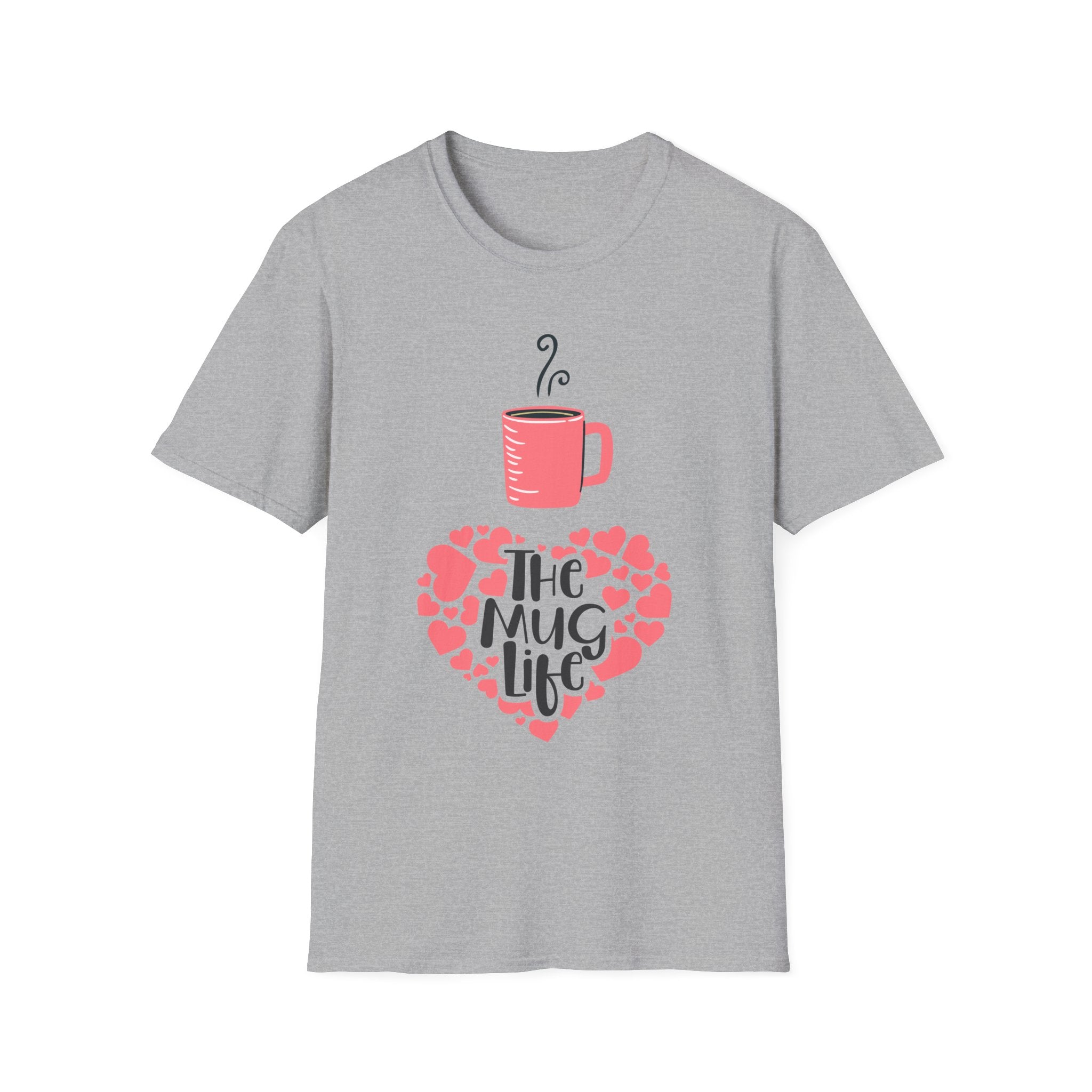 The Hot Coffee Mug Life - Unisex Softstyle T-Shirt