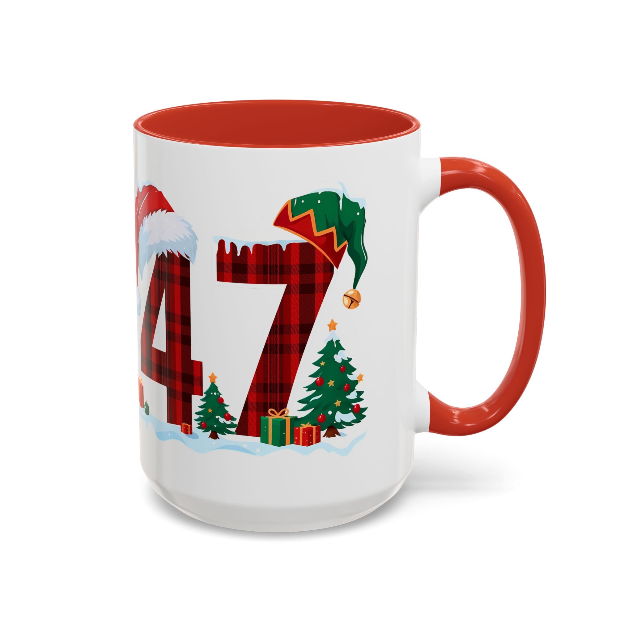 President 47 Trump Christmas Mug | Accent Coffee Mug