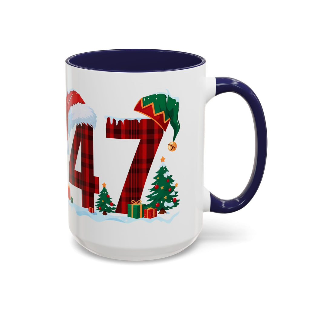 President 47 Trump Christmas Mug | Accent Coffee Mug