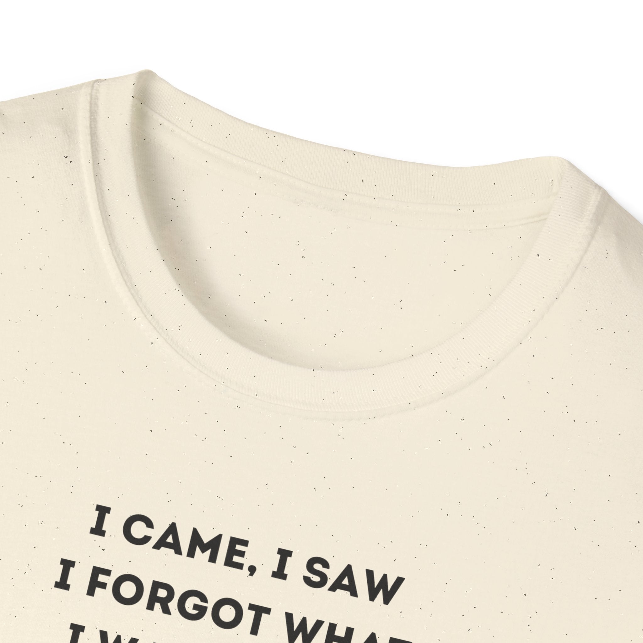 Forgetful Mini Character I Have To Pee T-Shirt | Funny Quote Tee