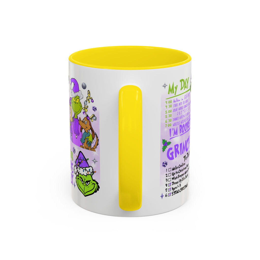 Grinchy Accent Coffee Mug - Fun Holiday Gift, Christmas Decor, Grinch Fan Merchandise, Unique Coffee Cup, Holiday Humor