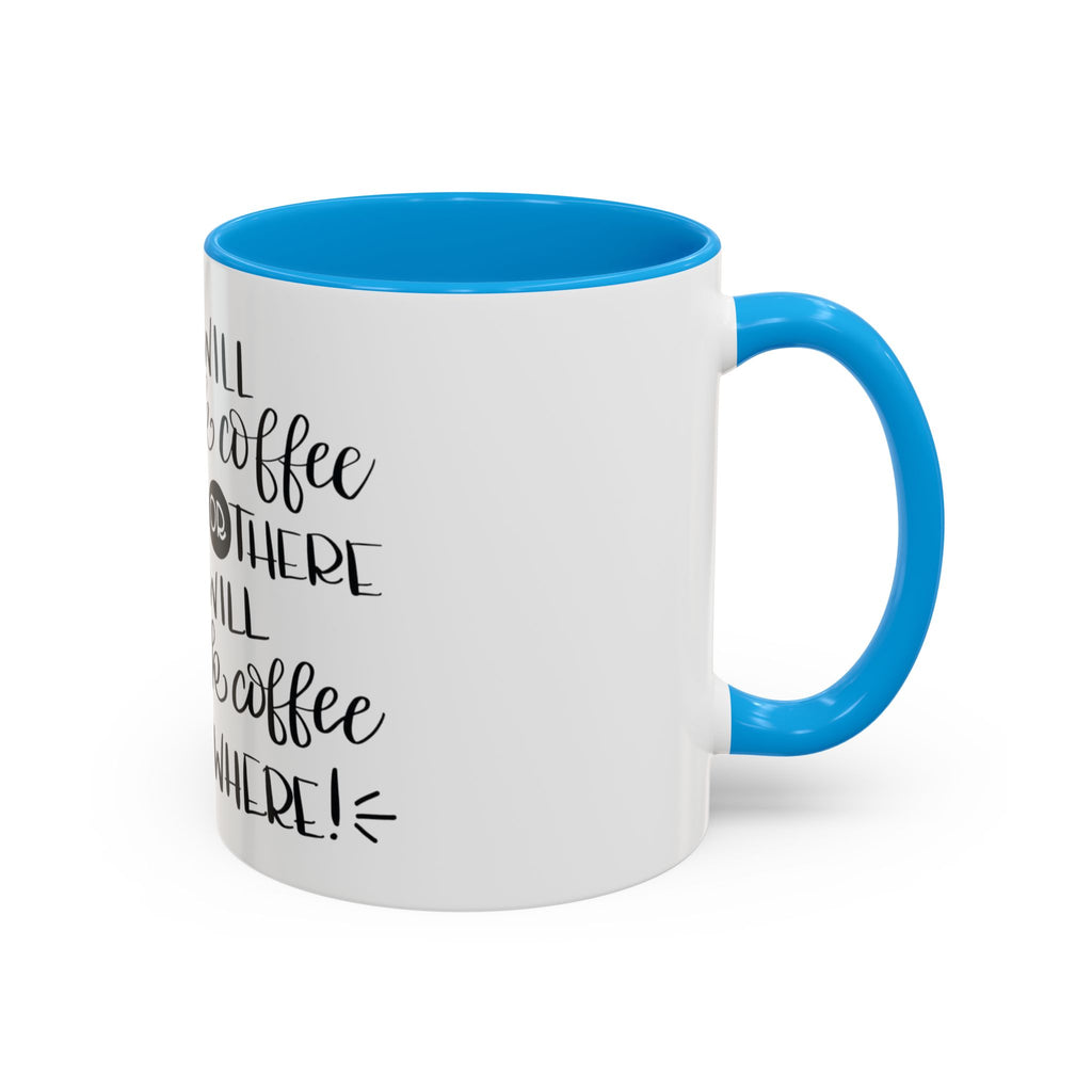 Cat in Hat Coffee Mug — "I Will Drink Coffee Here or There" 11/15oz Color Accent